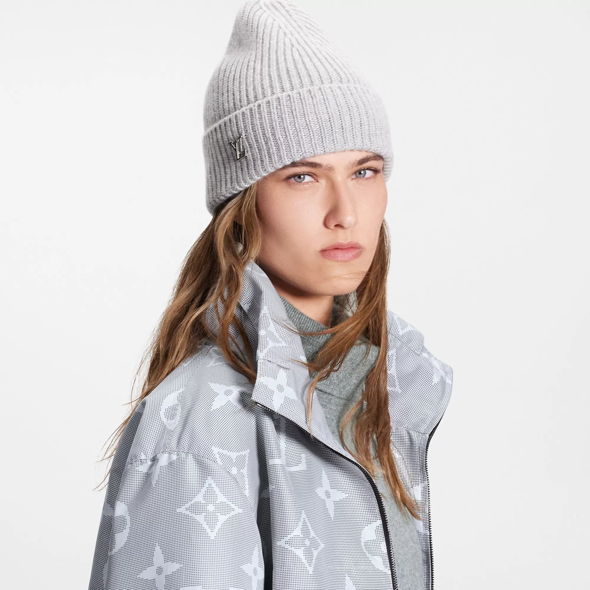 Sale Louis Vuitton Lv Spark Beanie Light Grey