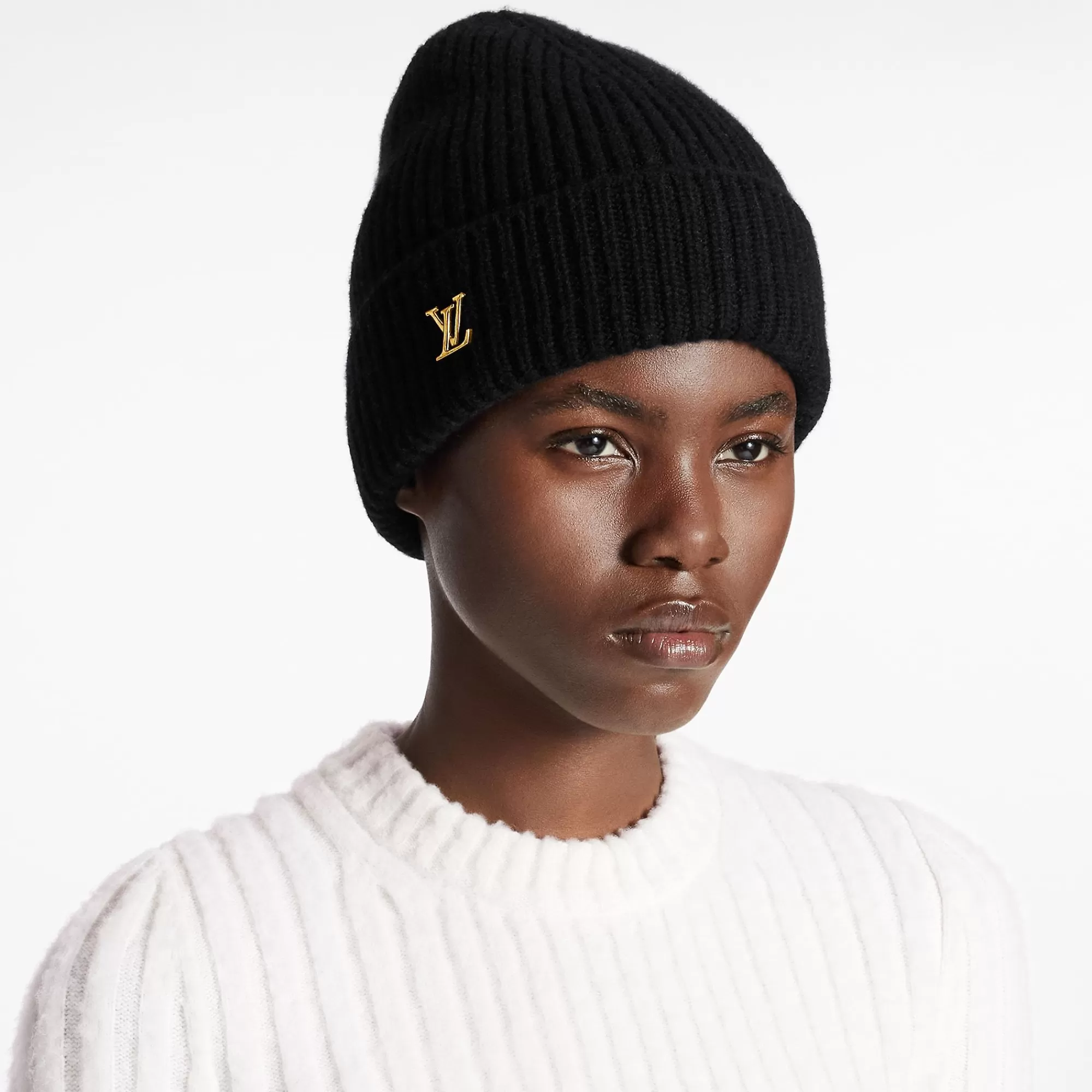 Clearance Louis Vuitton Lv Spark Beanie Black