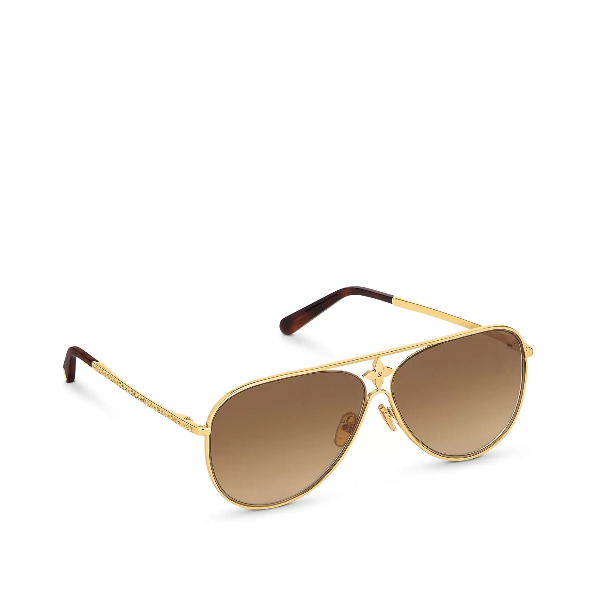 Best Louis Vuitton Lv Star Pilot Sunglasses Brown