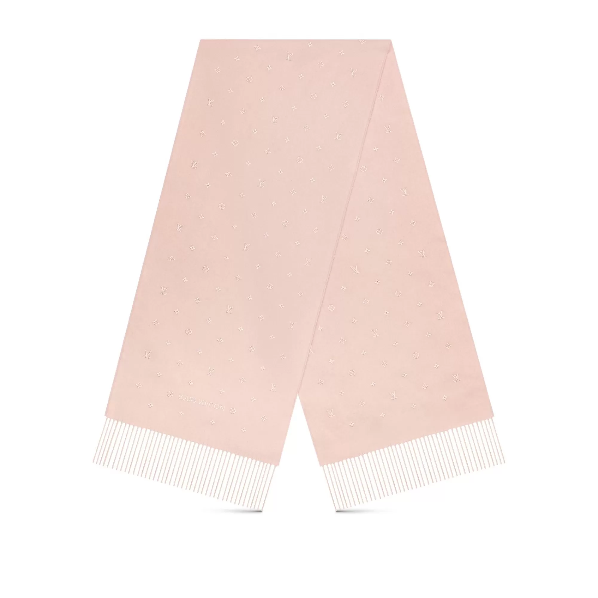 New Louis Vuitton Lv Stellar Scarf Powdery Pink