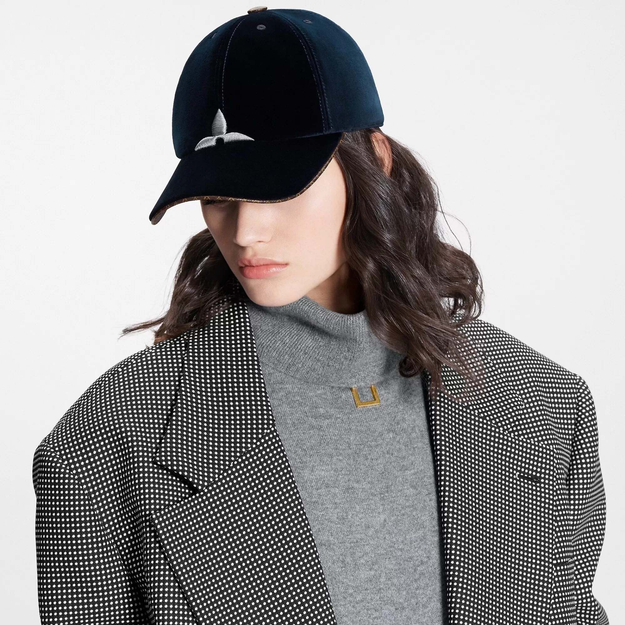 Clearance Louis Vuitton Lv Touch Cap Bleu Marine
