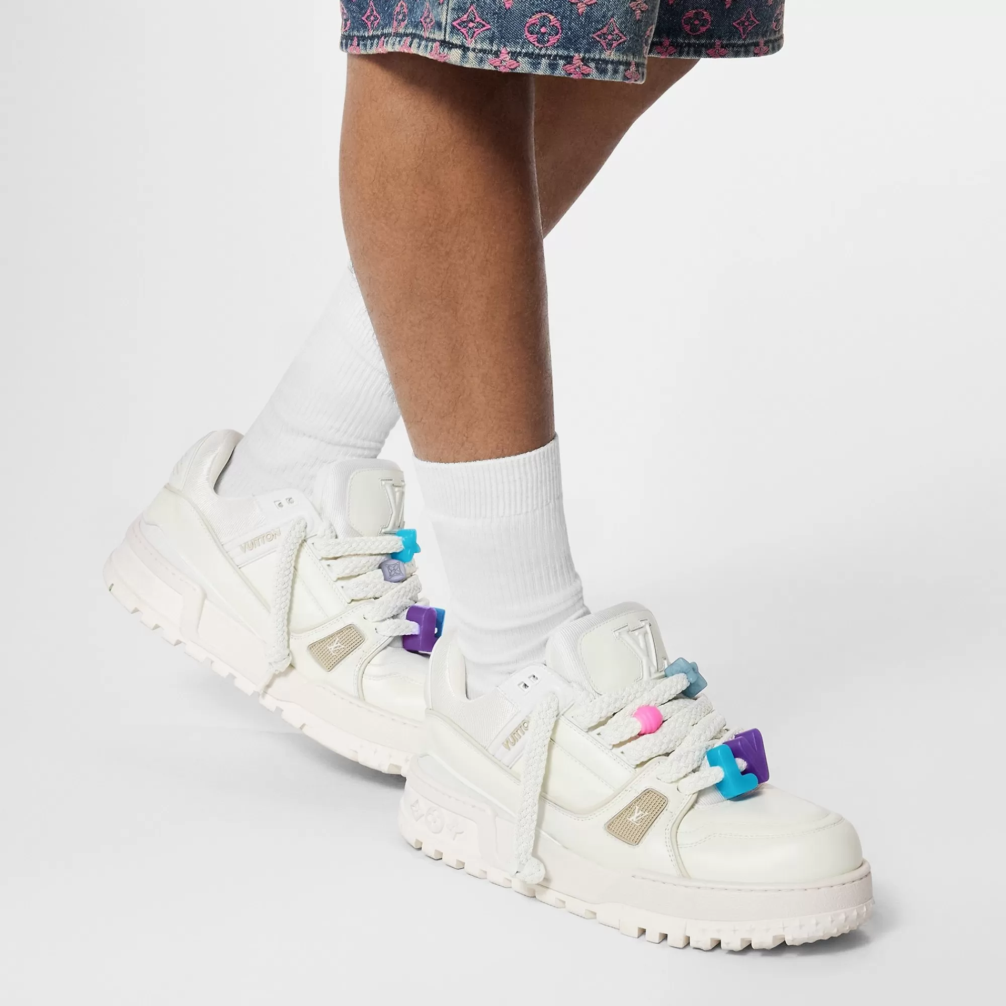 Fashion Louis Vuitton Lv Trainer Maxi Sneaker White