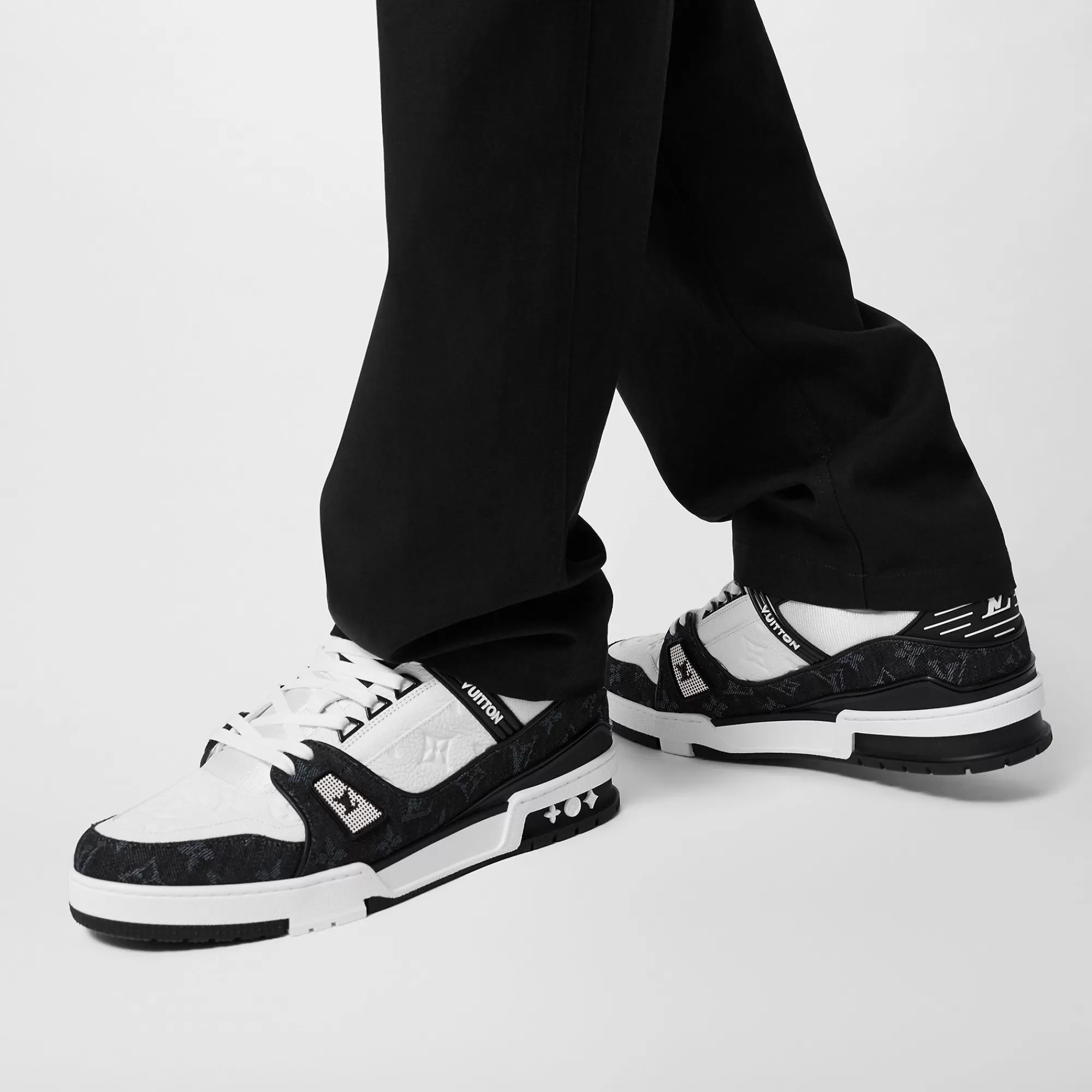 Fashion Louis Vuitton Lv Trainer Sneaker Black