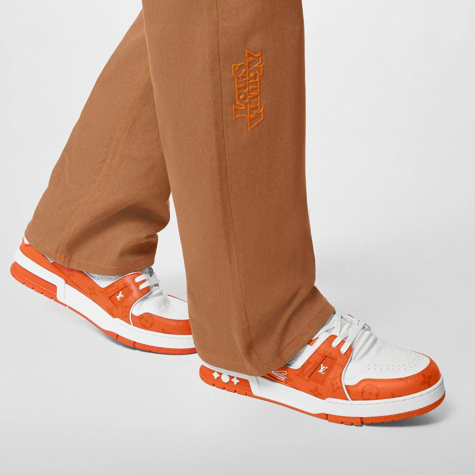 Best Louis Vuitton Lv Trainer Sneaker Orange