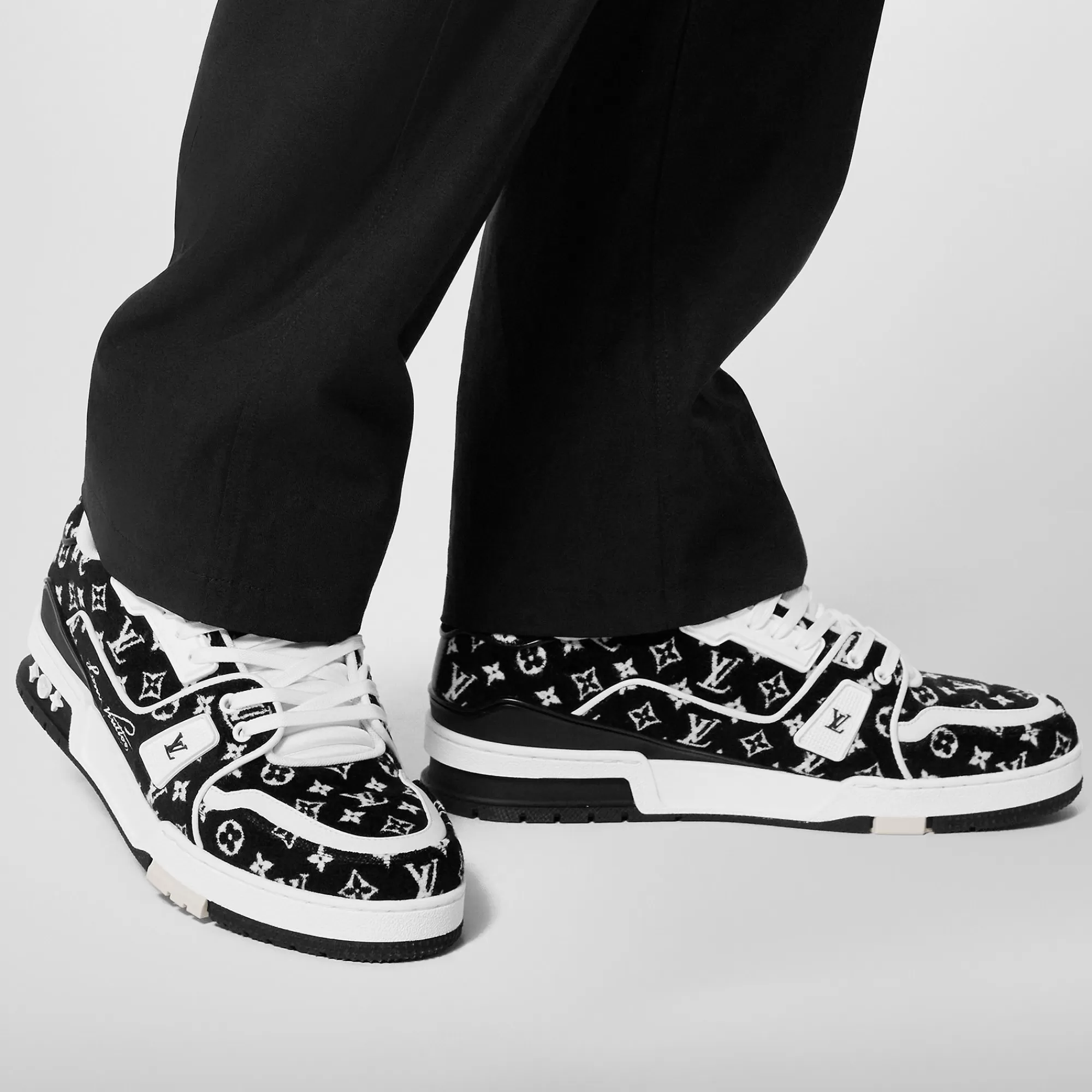 Outlet Louis Vuitton Lv Trainer Sneaker Black