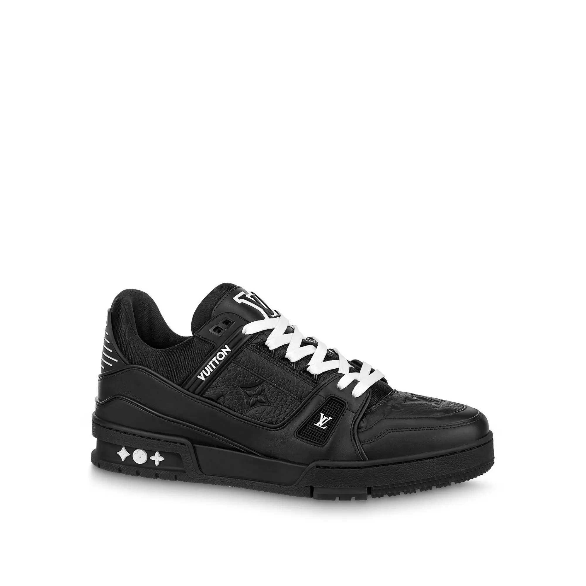 Fashion Louis Vuitton Lv Trainer Sneaker Black