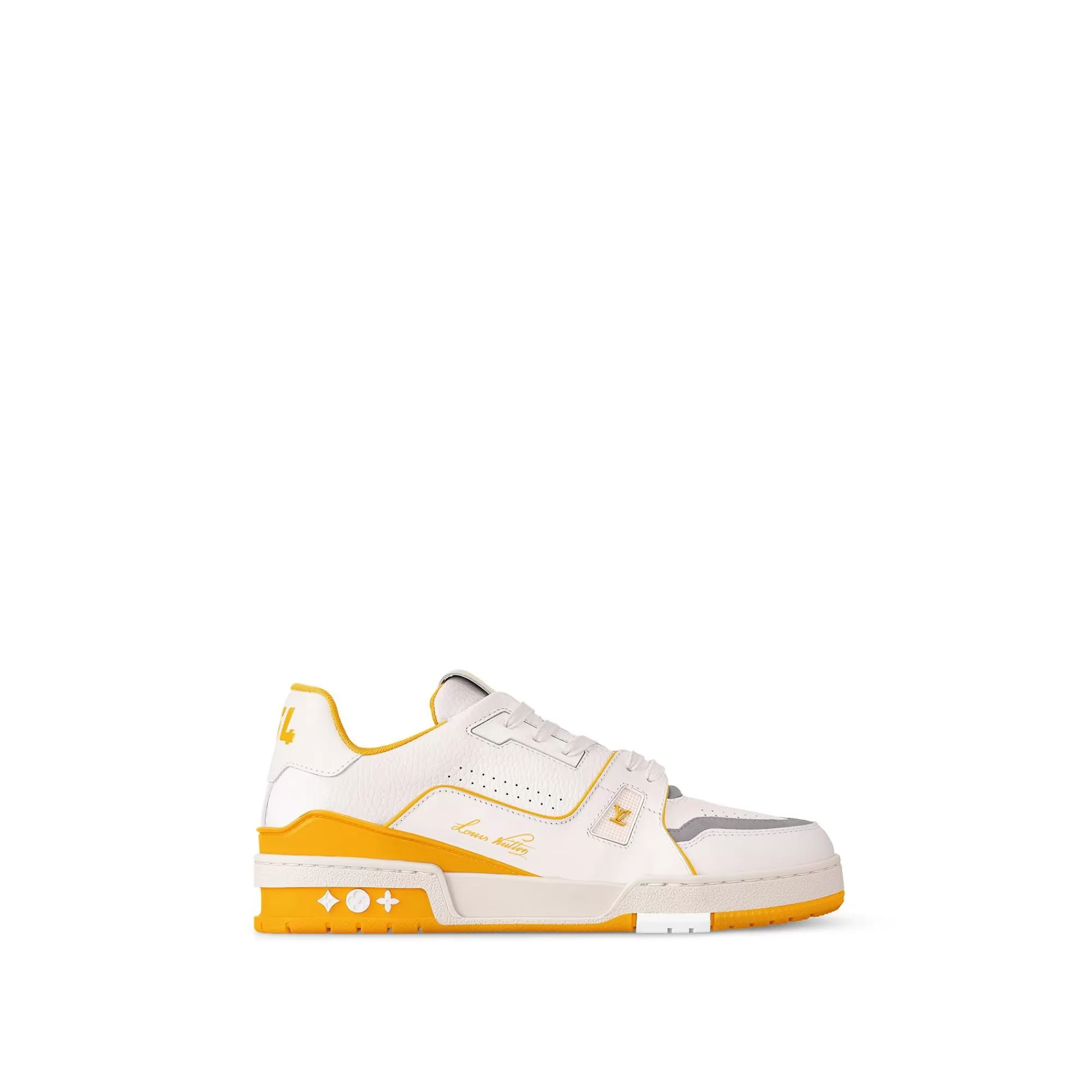 Fashion Louis Vuitton Lv Trainer Sneaker Yellow