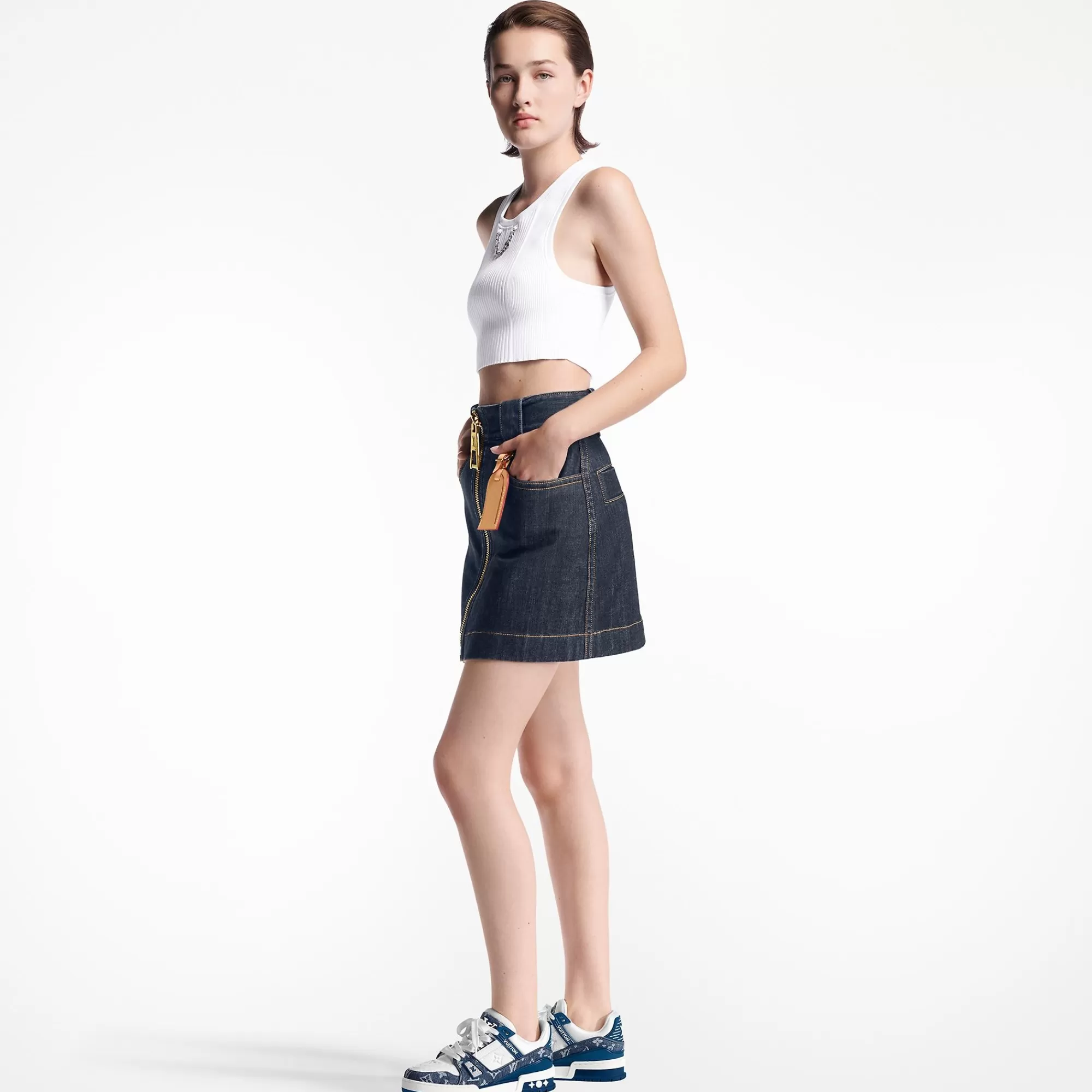 Best Louis Vuitton Lv Trainer Sneaker Light Blue