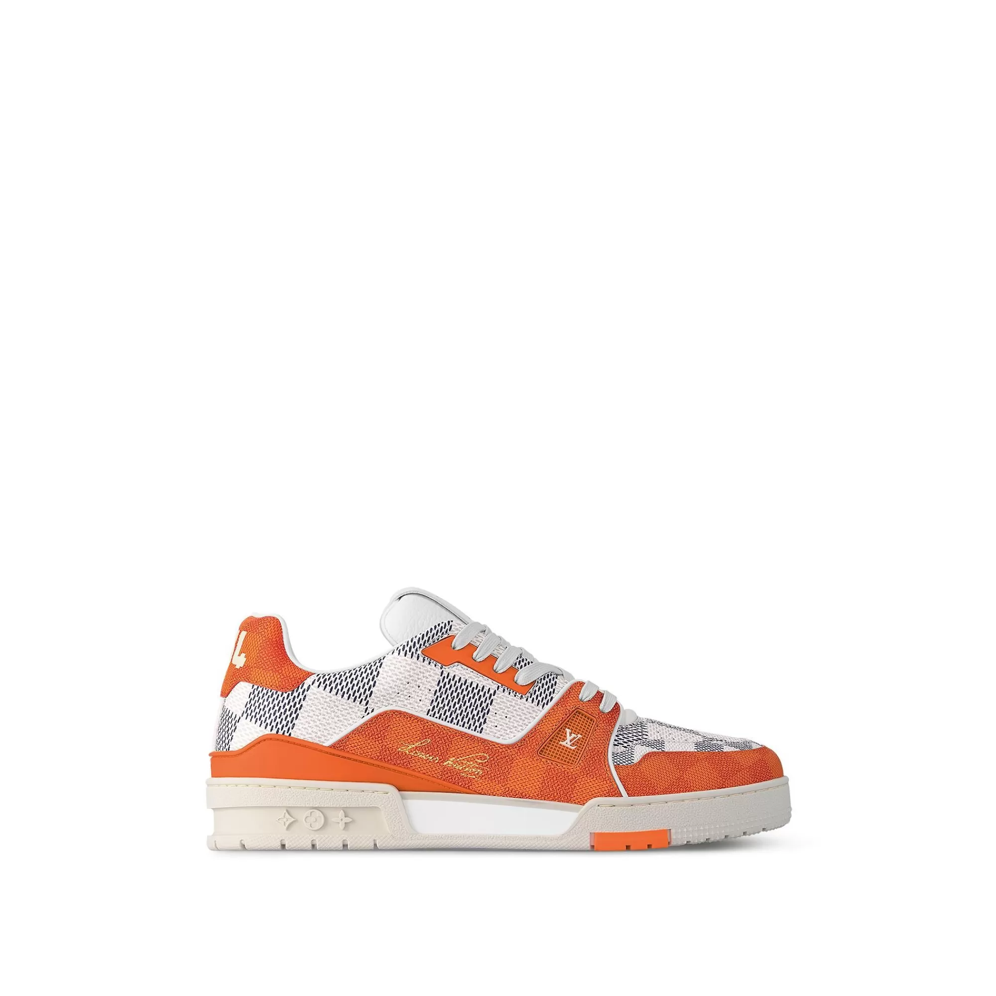 Flash Sale Louis Vuitton Lv Trainer Sneaker Orange