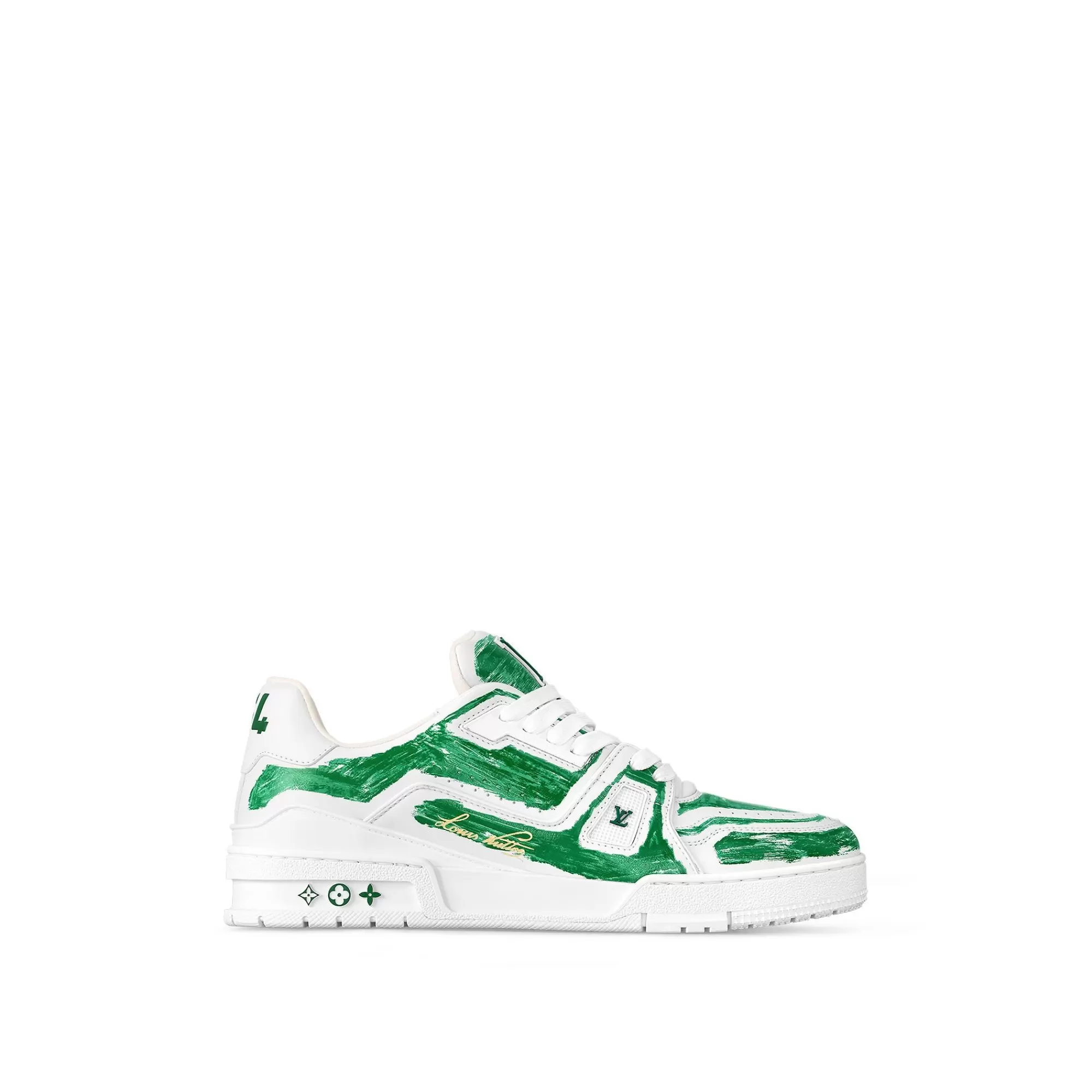 Clearance Louis Vuitton Lv Trainer Sneaker Green