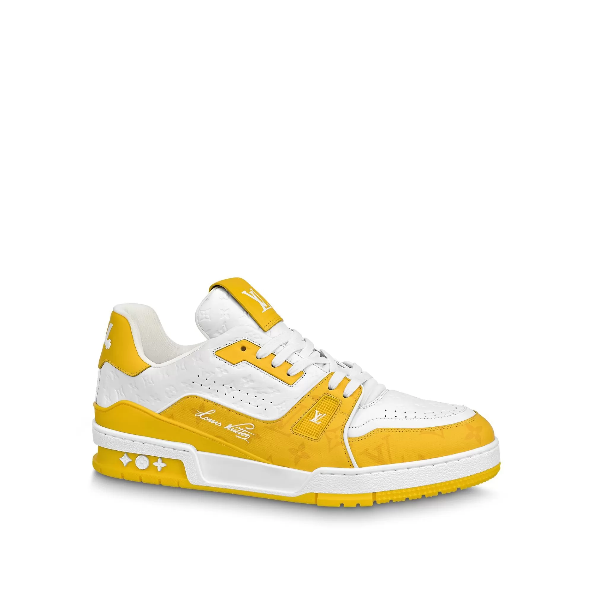 Sale Louis Vuitton Lv Trainer Sneaker Yellow