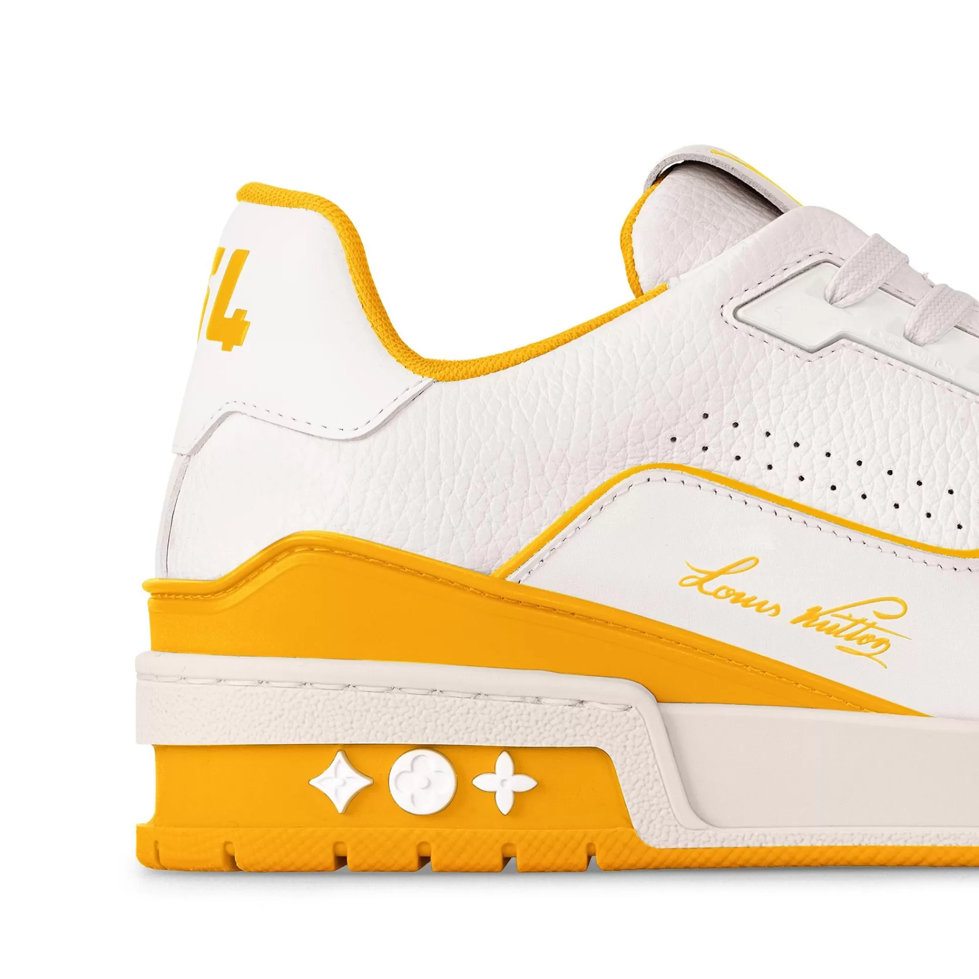 Fashion Louis Vuitton Lv Trainer Sneaker Yellow