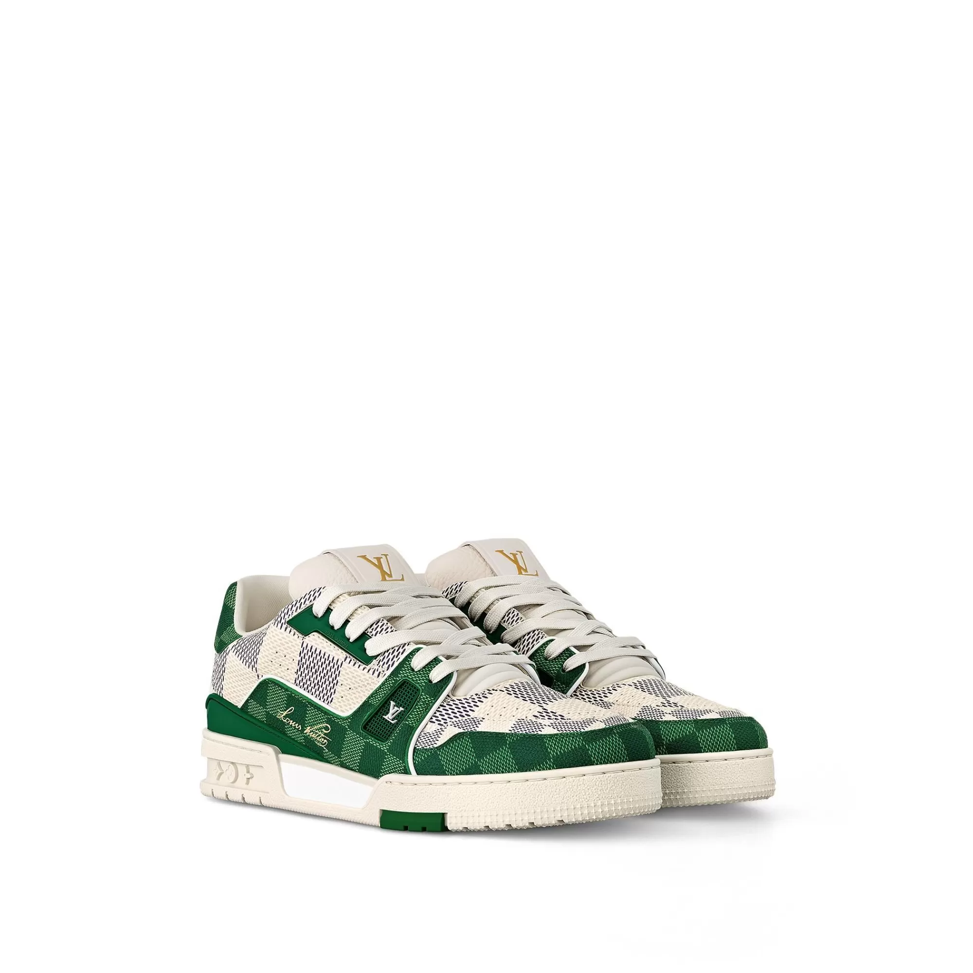 Outlet Louis Vuitton Lv Trainer Sneaker Green