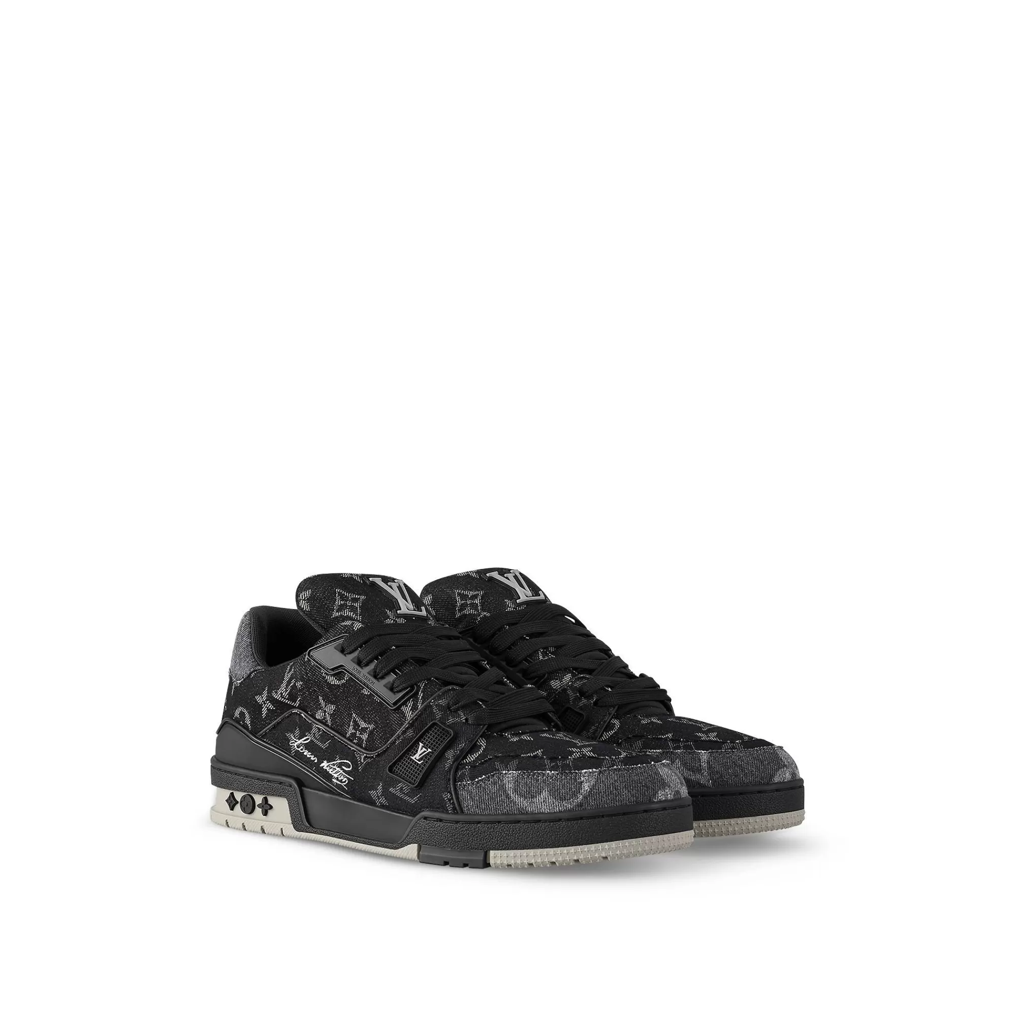Best Sale Louis Vuitton Lv Trainer Sneaker Black