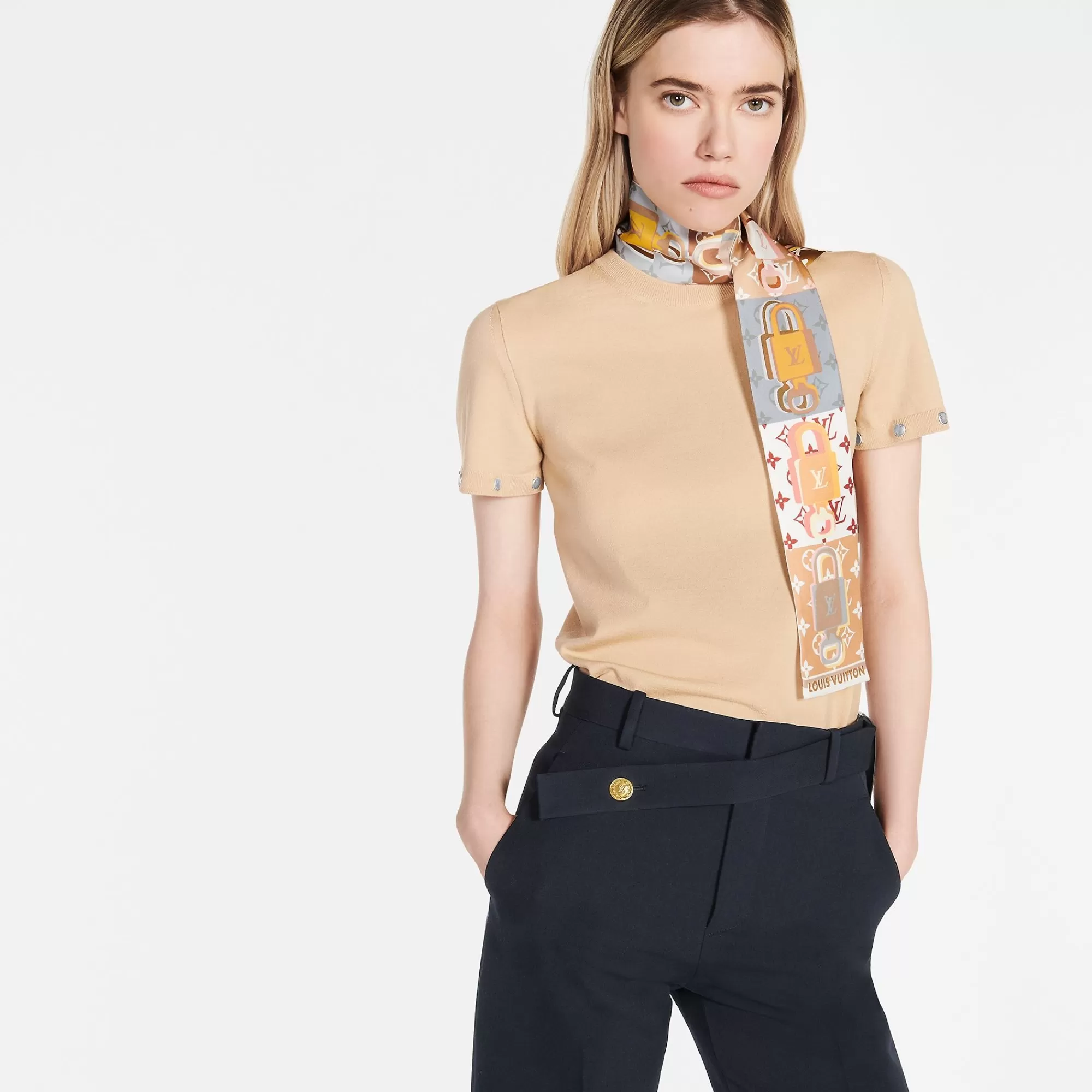 Store Louis Vuitton Lv Unlocked Bandeau Beige