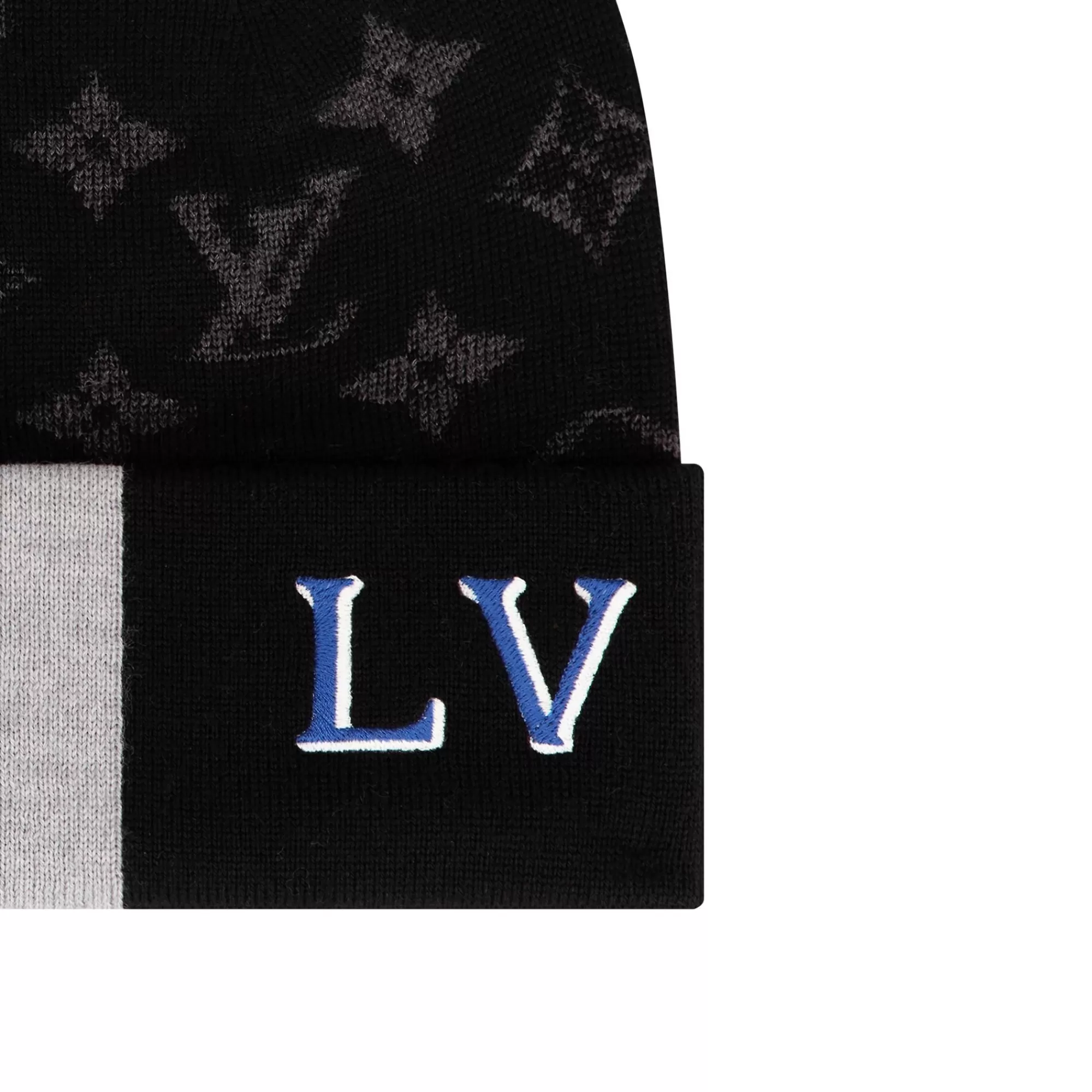 Outlet Louis Vuitton Lv Varsity Beanie Black