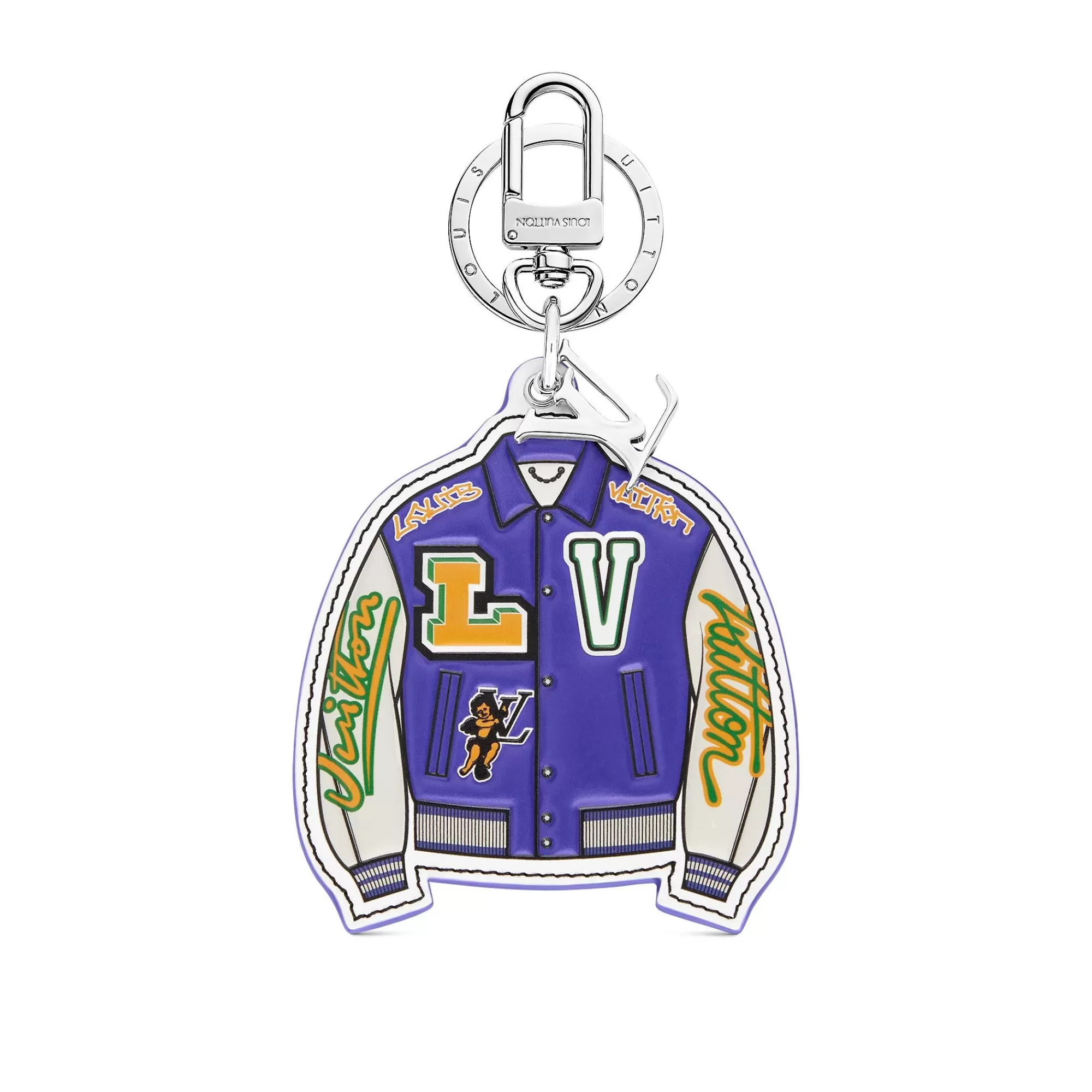 Flash Sale Louis Vuitton Lv Varsity Jacket Illustre Bag Charm & Key Holder