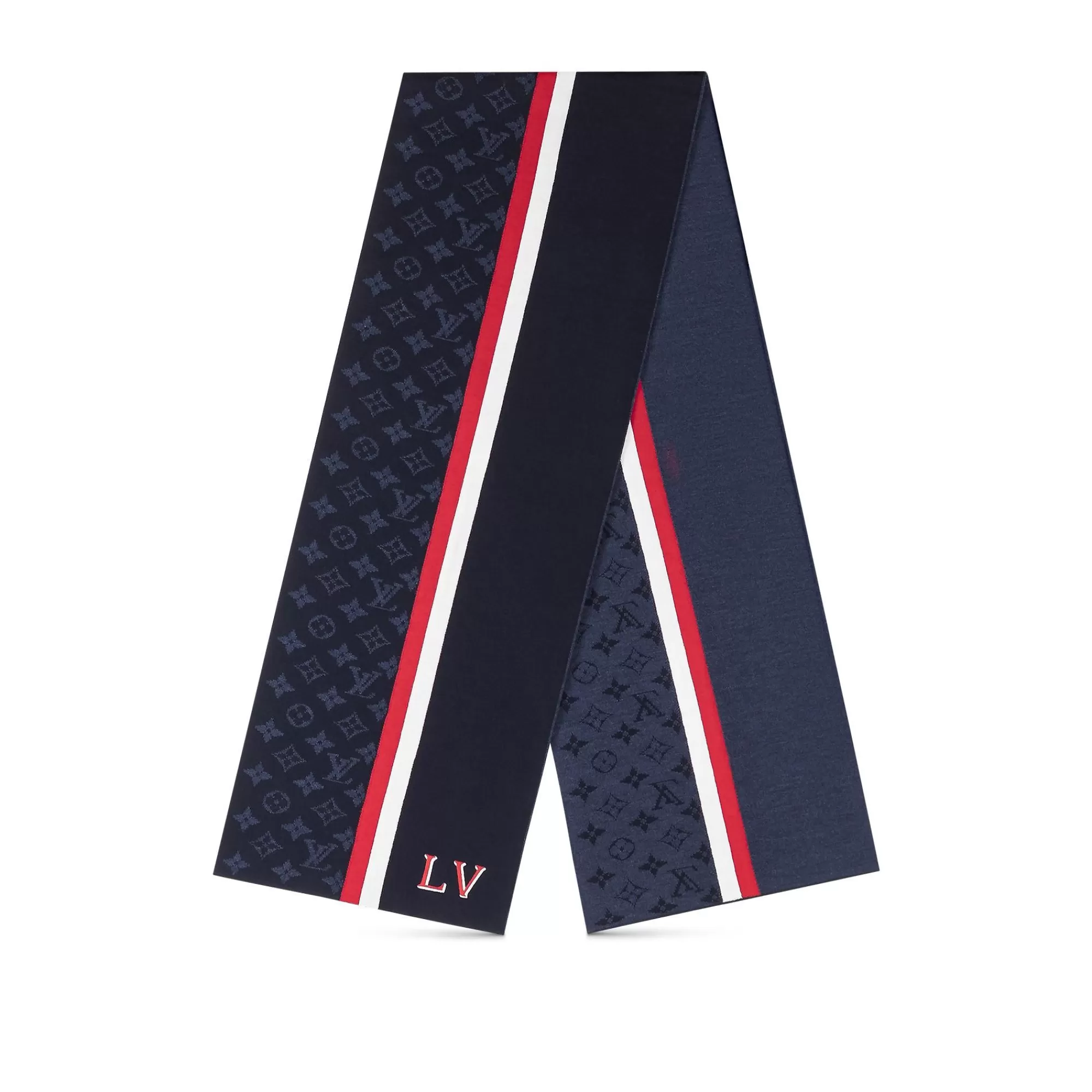 Best Louis Vuitton Lv Varsity Scarf Navy