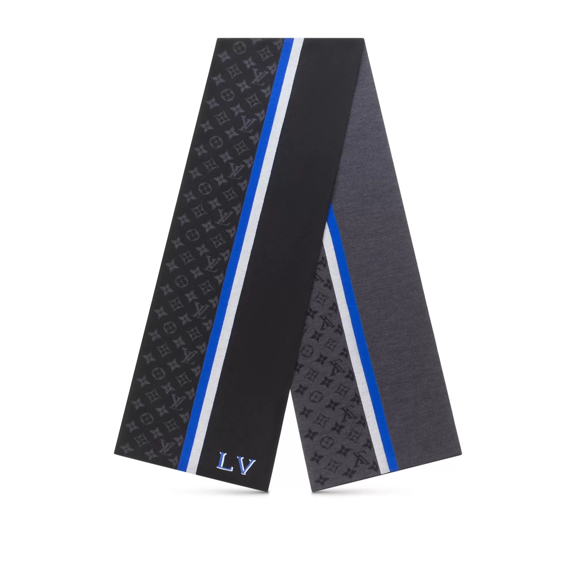 Store Louis Vuitton Lv Varsity Scarf Black