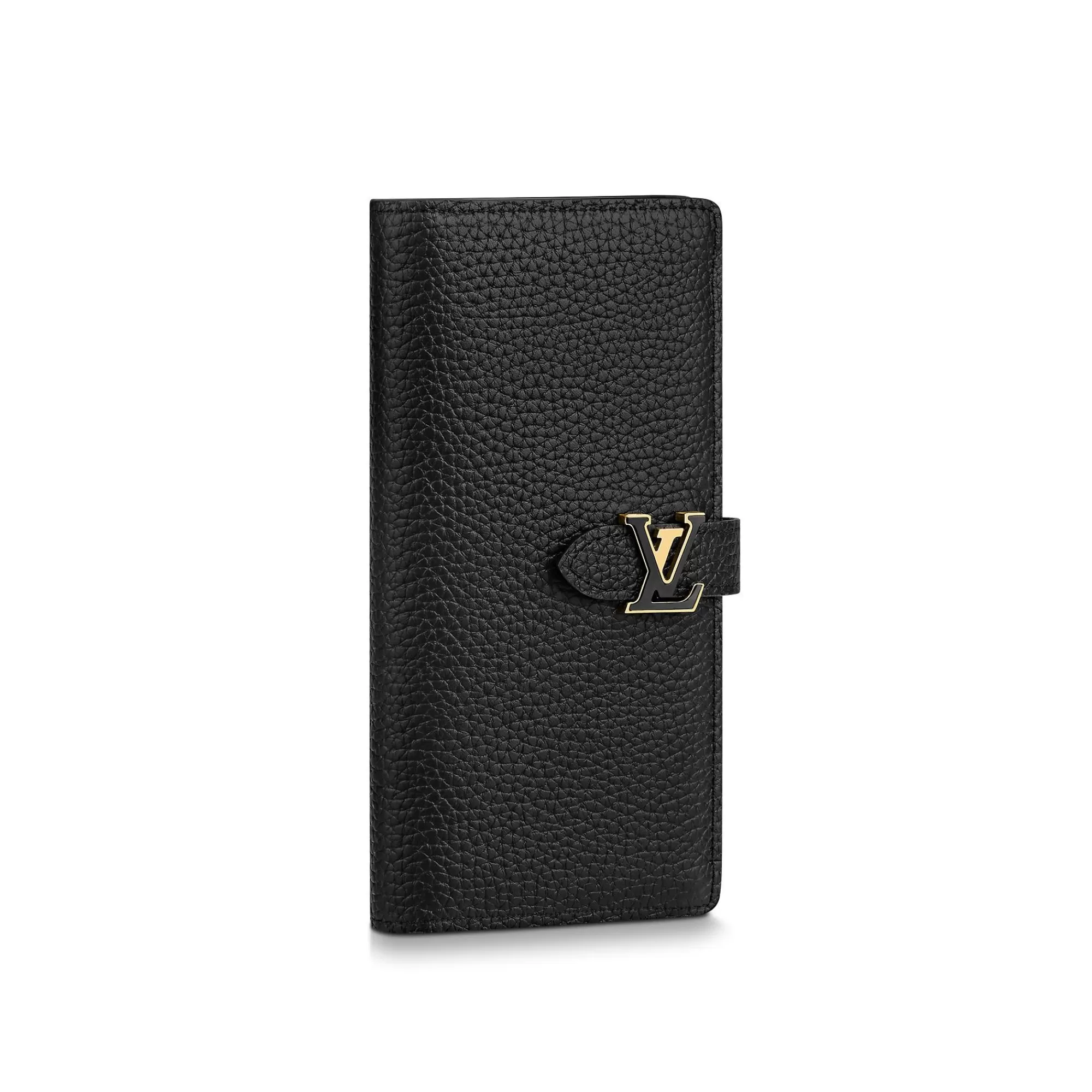Shop Louis Vuitton Lv Vertical Wallet Black