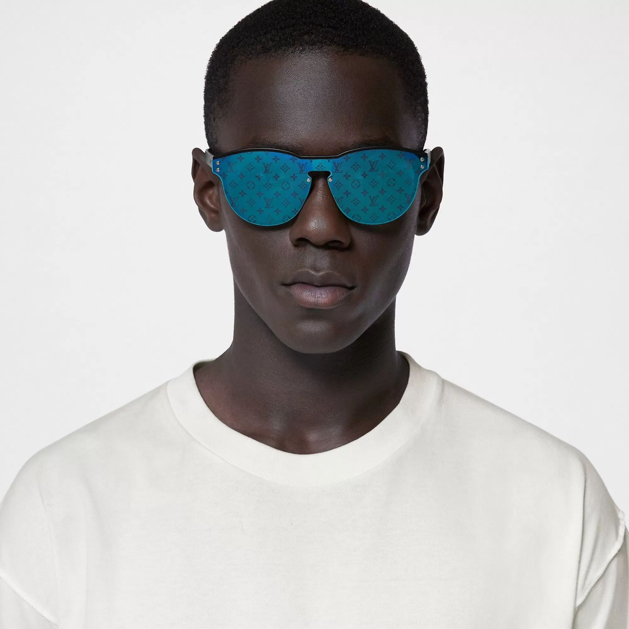Clearance Louis Vuitton Lv Waimea Round Sunglasses Green
