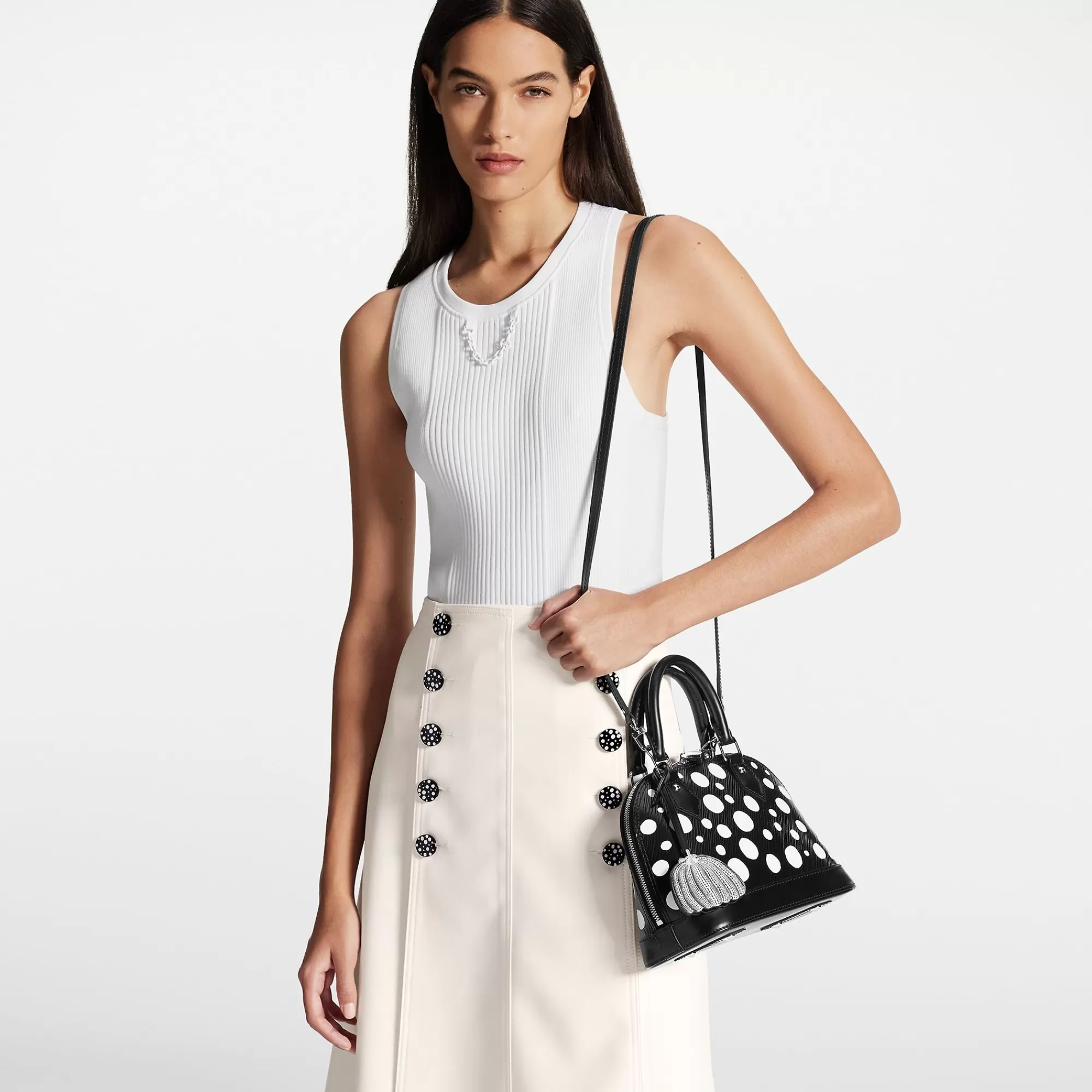 Cheap Louis Vuitton Lv X Yk Alma Bb Black/White