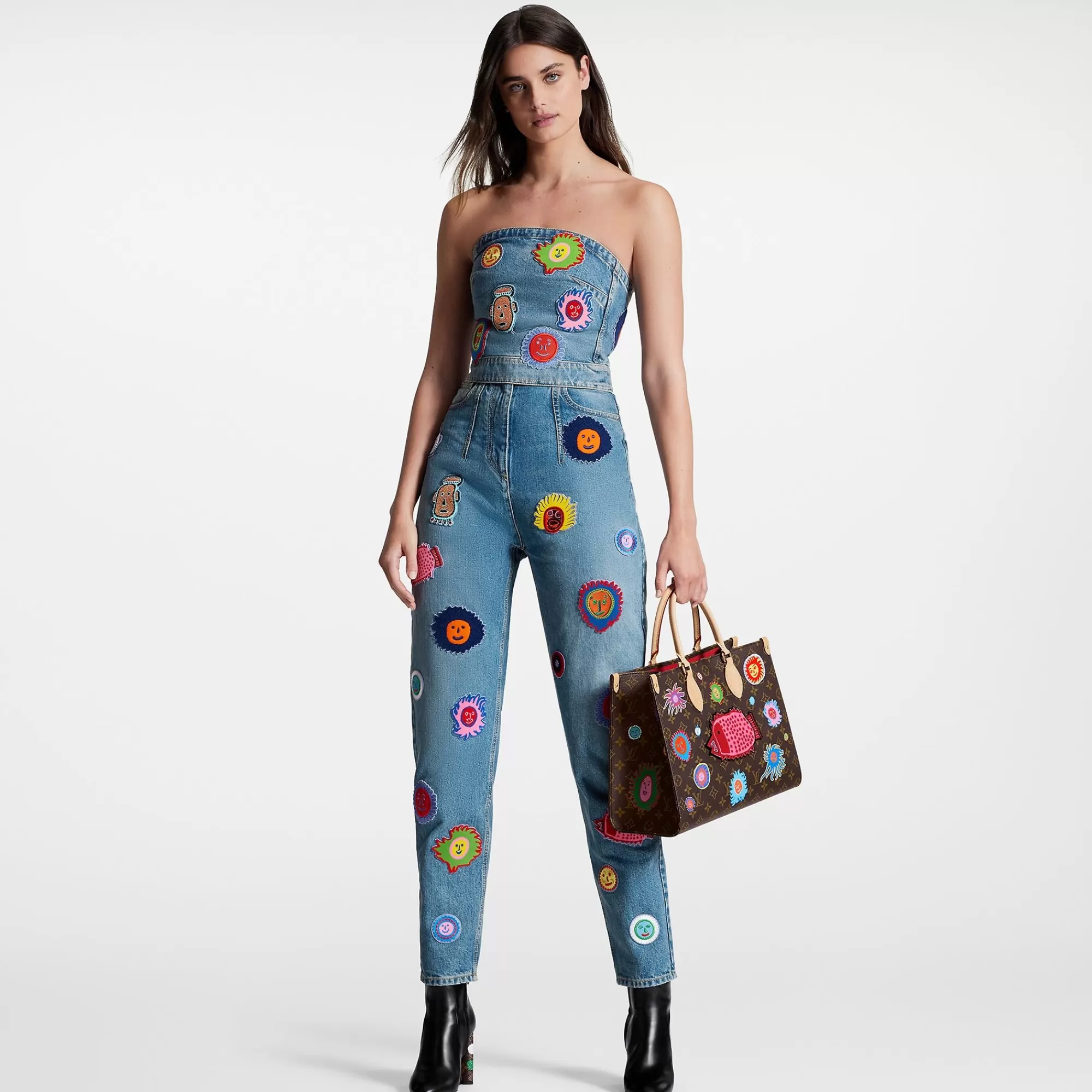 Best Louis Vuitton Lv X Yk Faces Patches Bustier