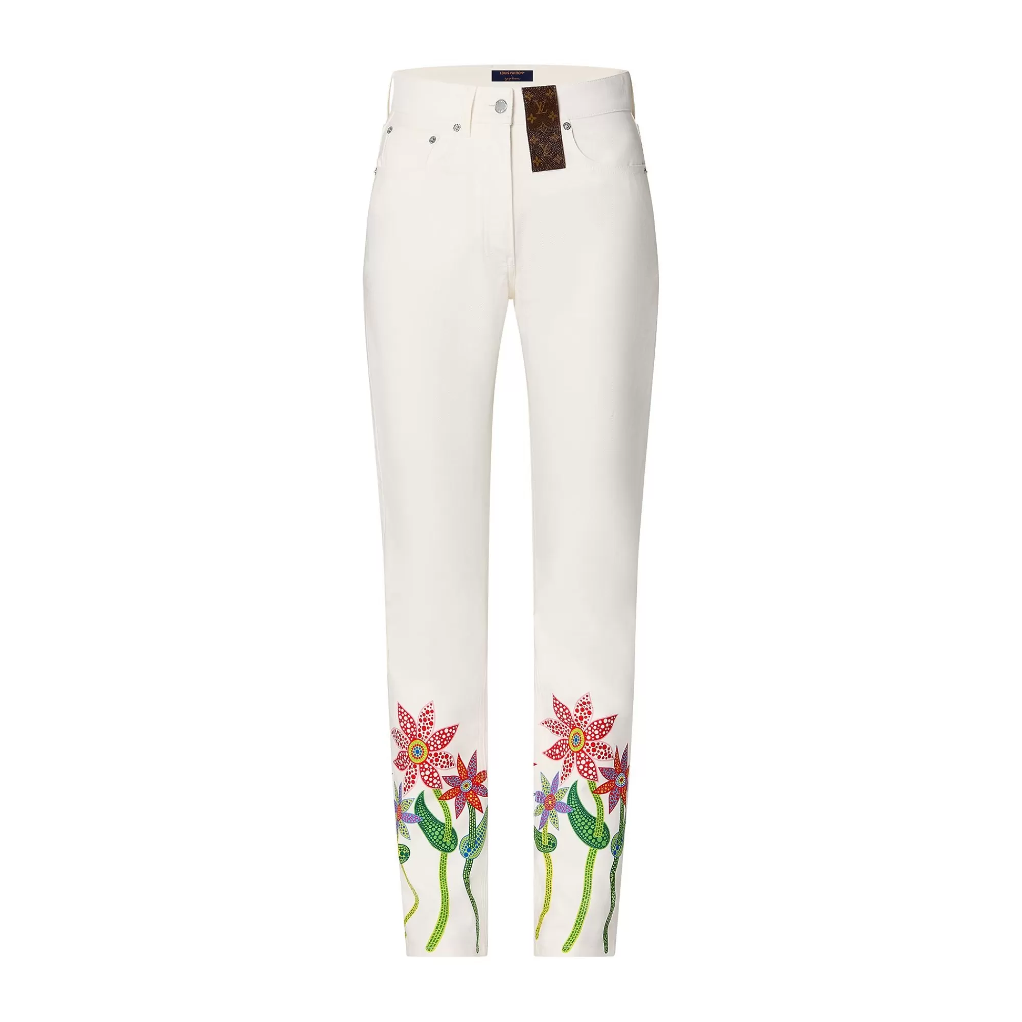 Hot Louis Vuitton Lv X Yk Flowers Carrot Pants