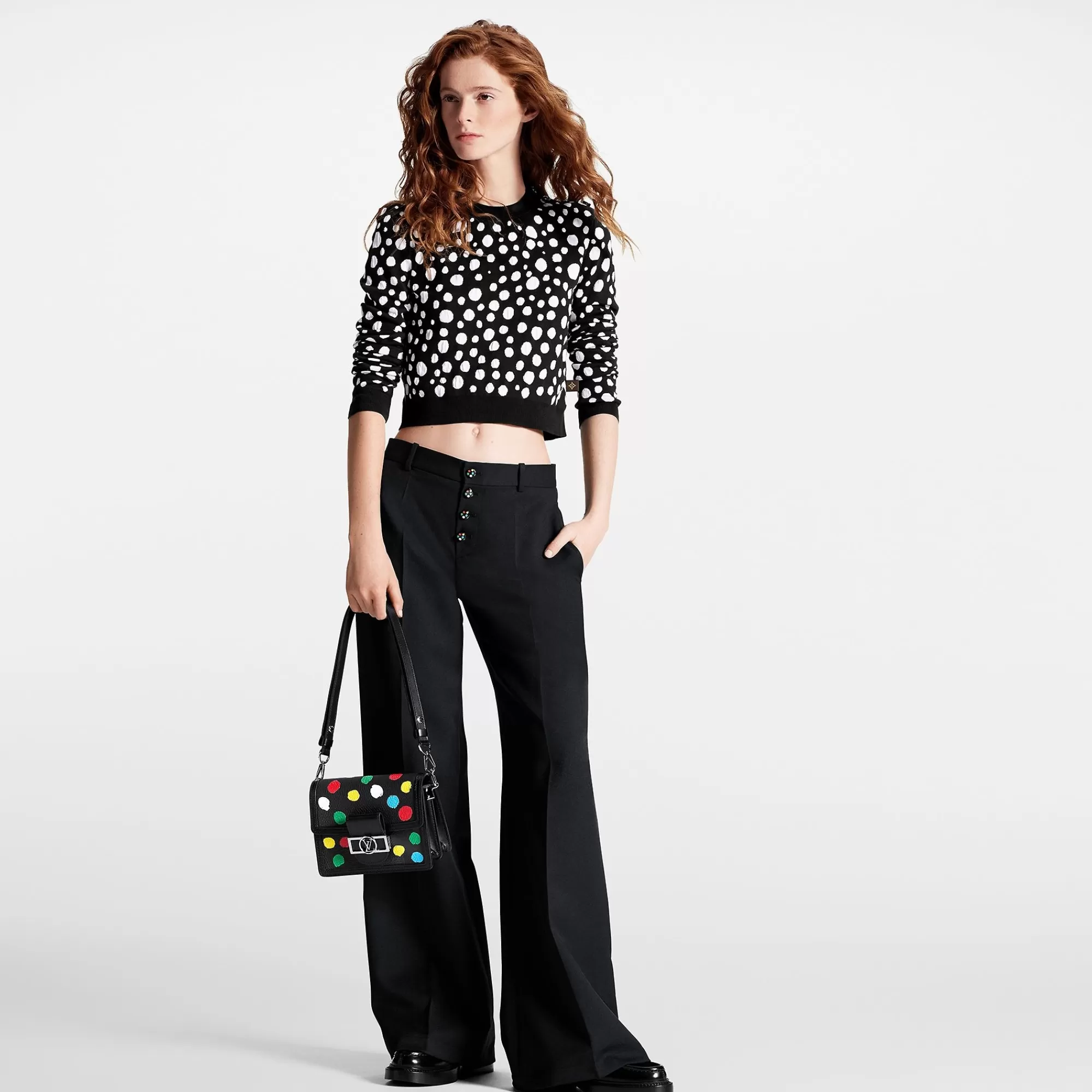 Online Louis Vuitton Lv X Yk Infinity Dots Cropped Pullover
