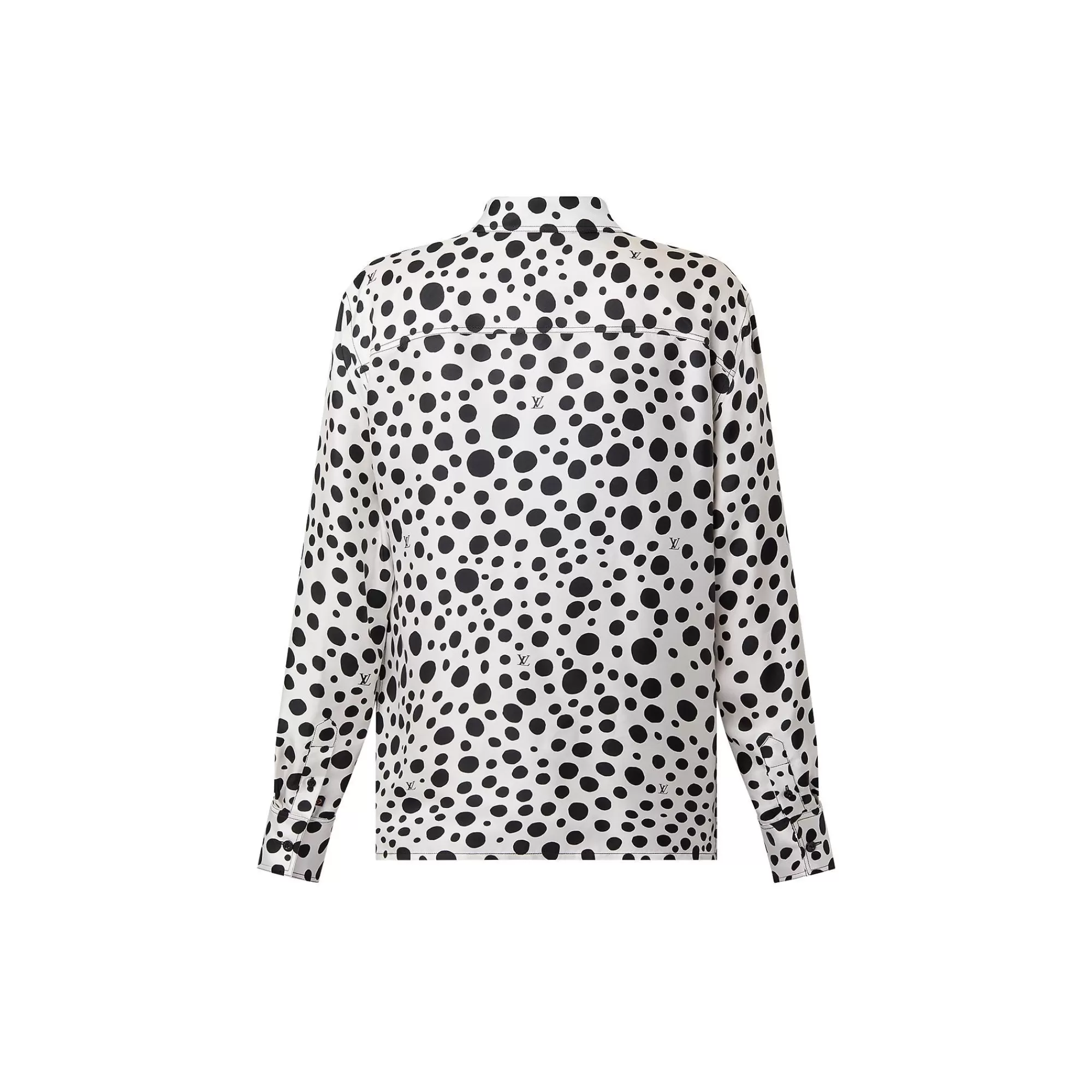 Clearance Louis Vuitton Lv X Yk Infinity Dots Silk Shirt