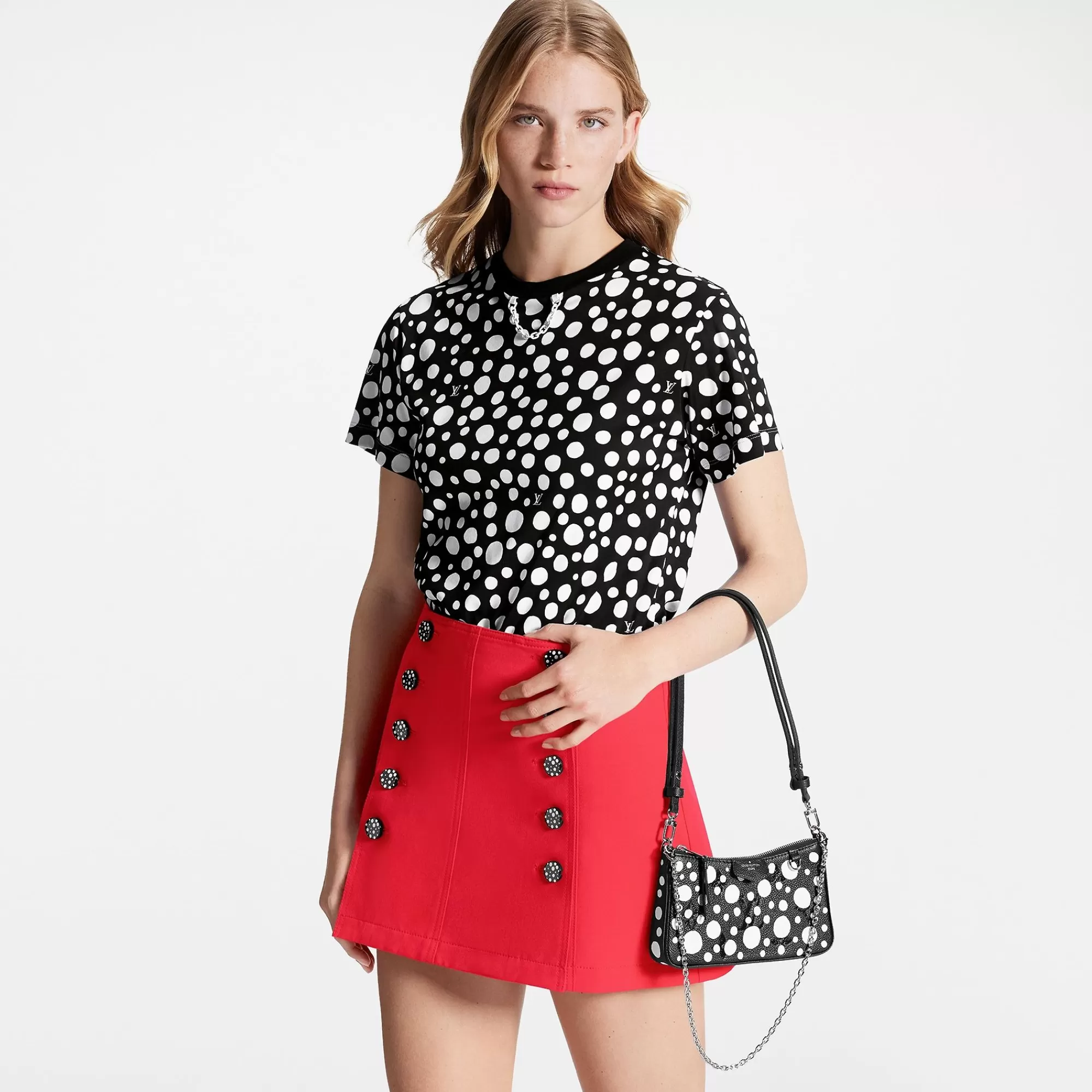 Hot Louis Vuitton Lv X Yk Infinity Dots T-Shirt