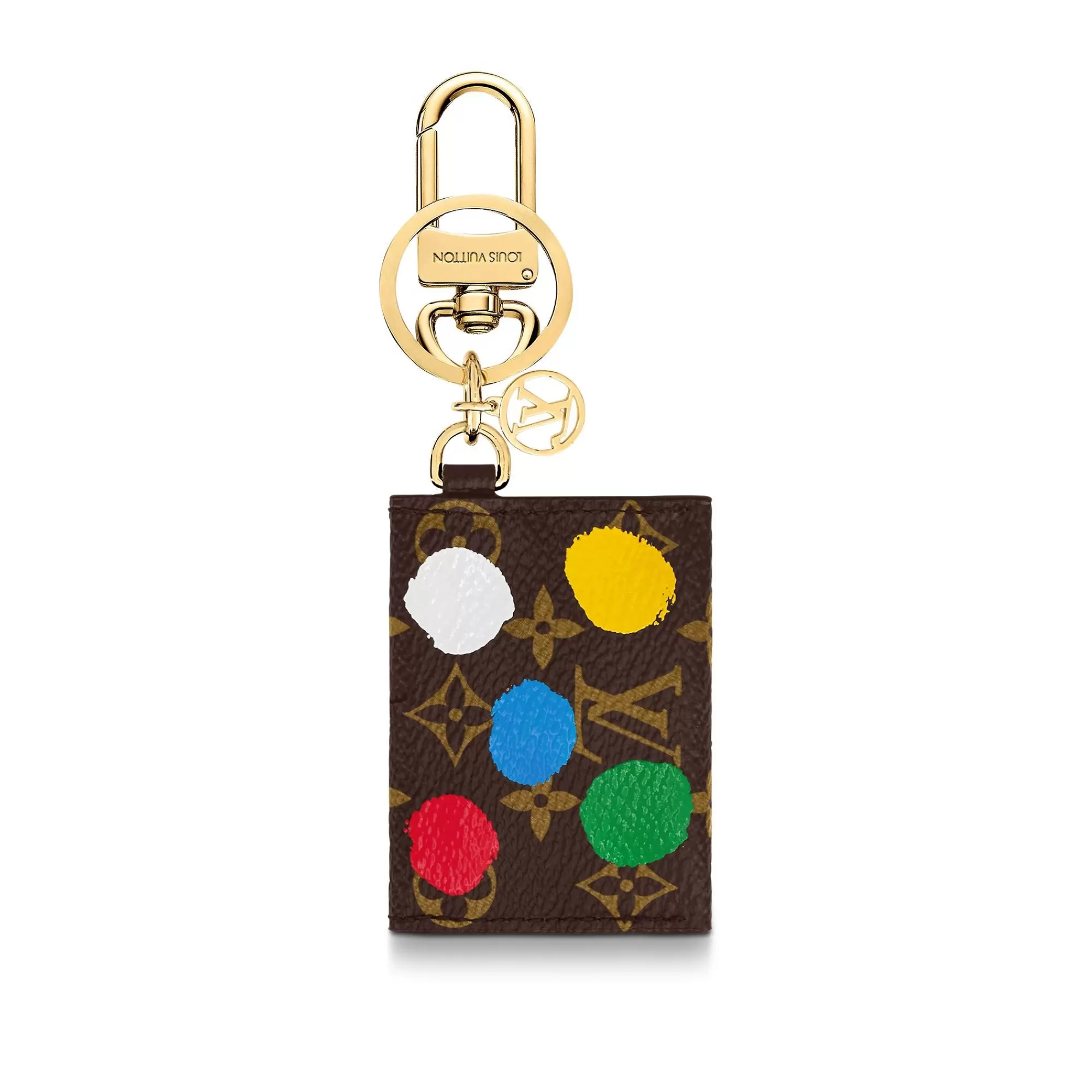 New Louis Vuitton Lv X Yk Kirigami Monogram Painted Dots Key Ring