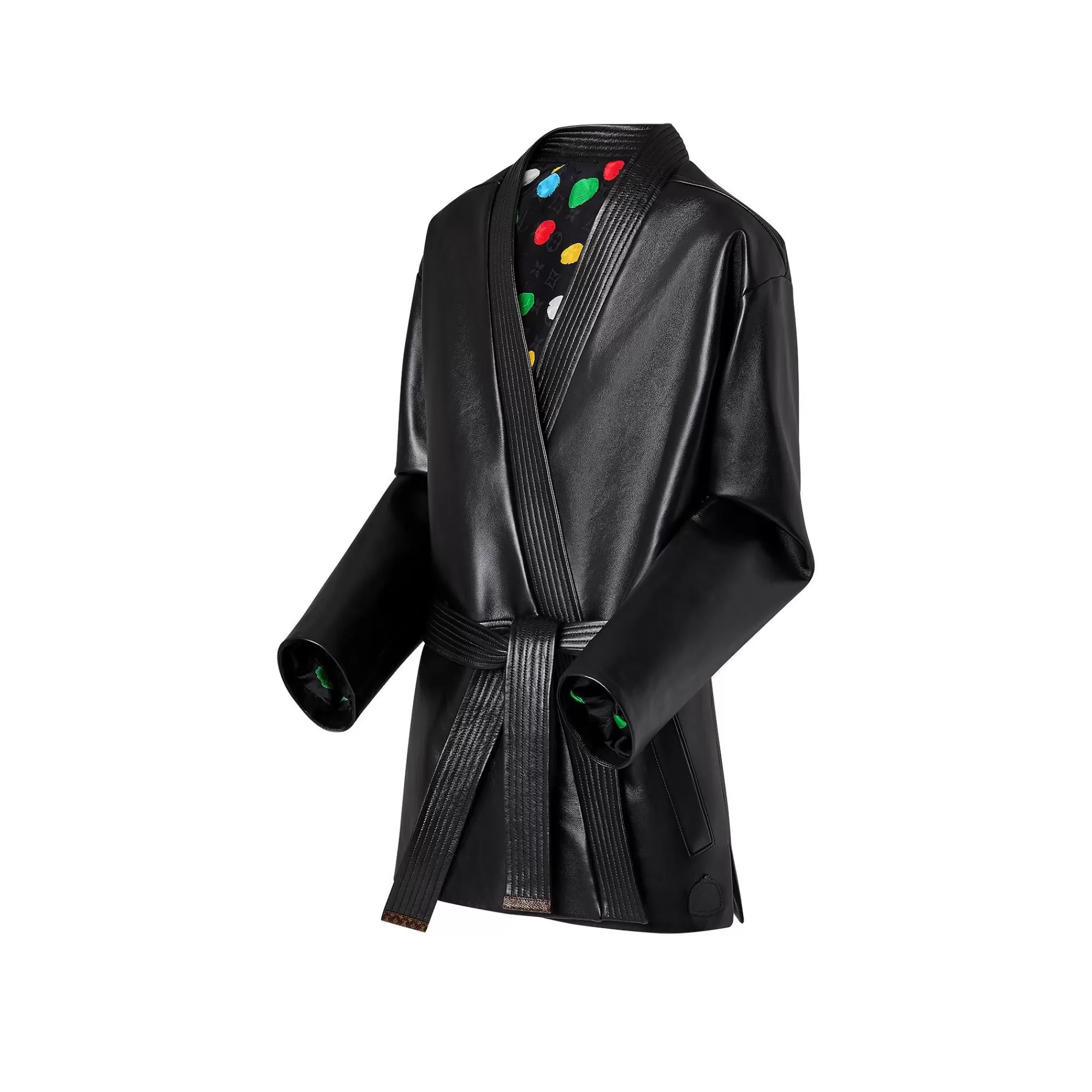 Best Sale Louis Vuitton Lv X Yk Leather Wrap Jacket
