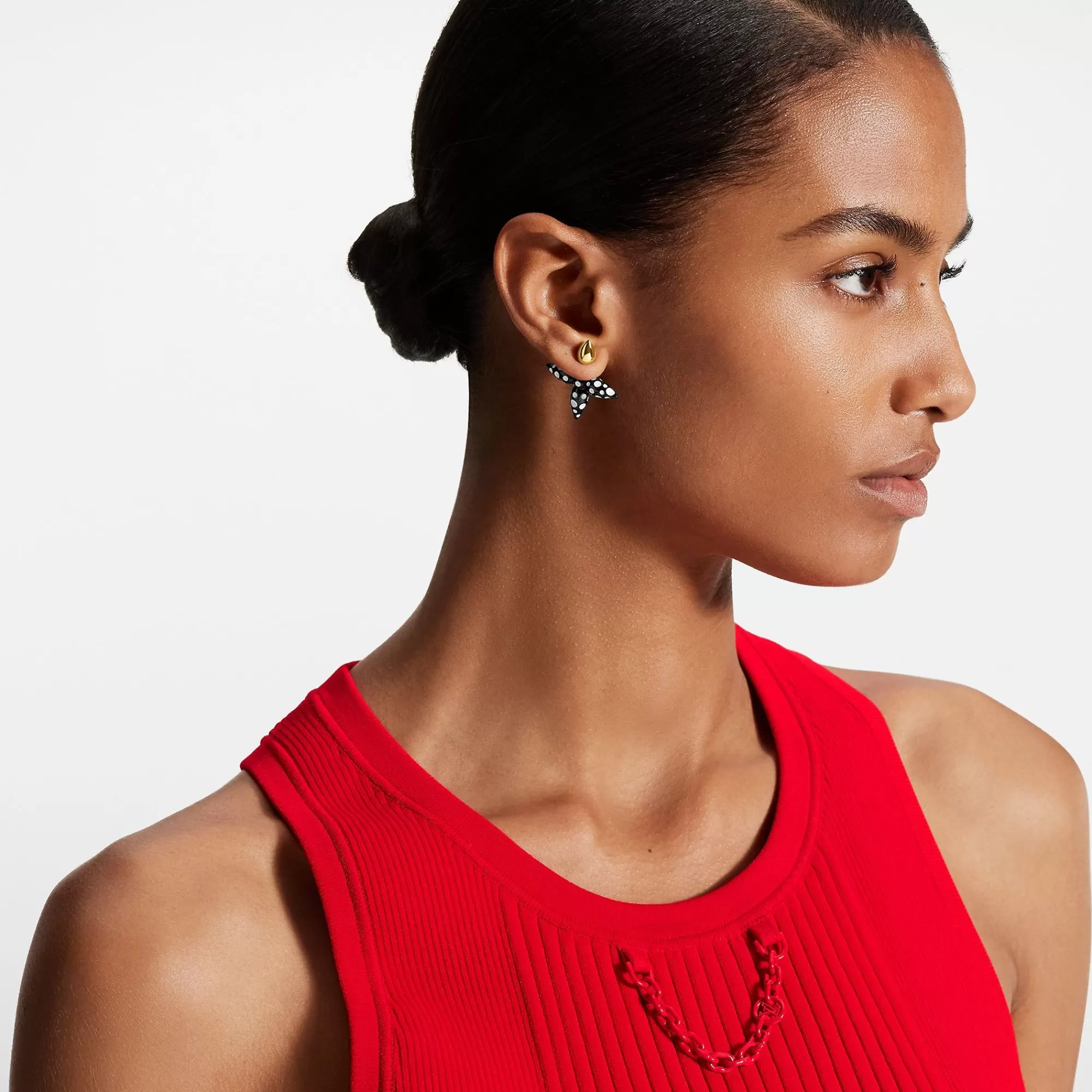 Store Louis Vuitton Lv X Yk Louisette Infinity Dots Earrings