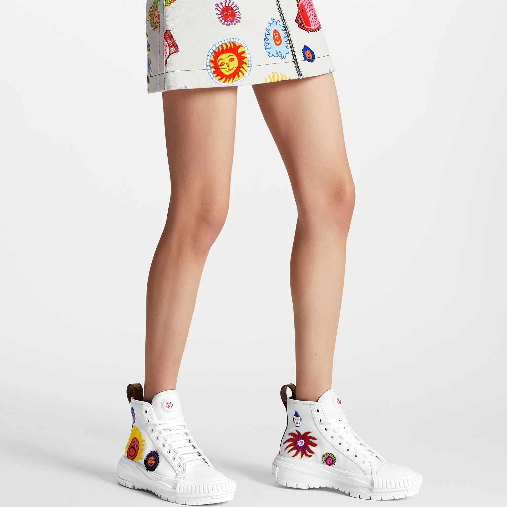 Hot Louis Vuitton Lv X Yk Lv Squad Sneaker Boot