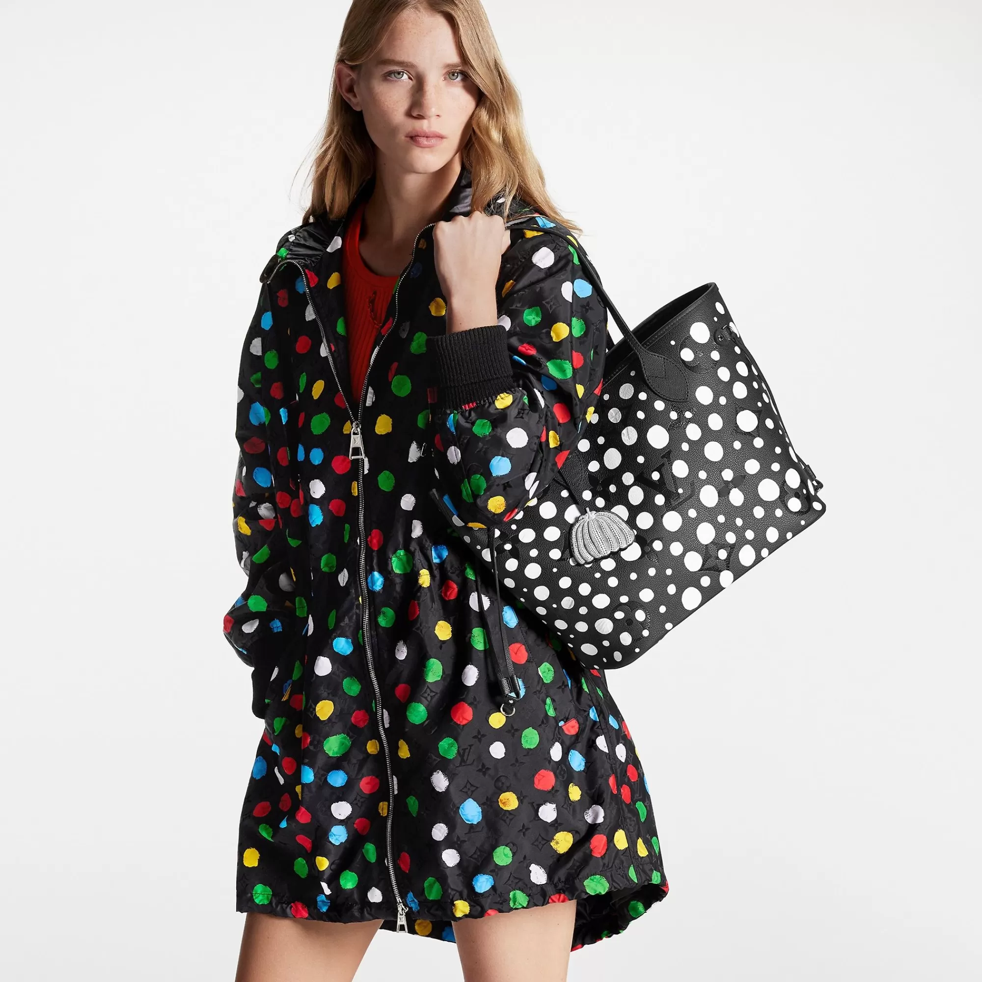 Online Louis Vuitton Lv X Yk Neverfull Mm Black/White