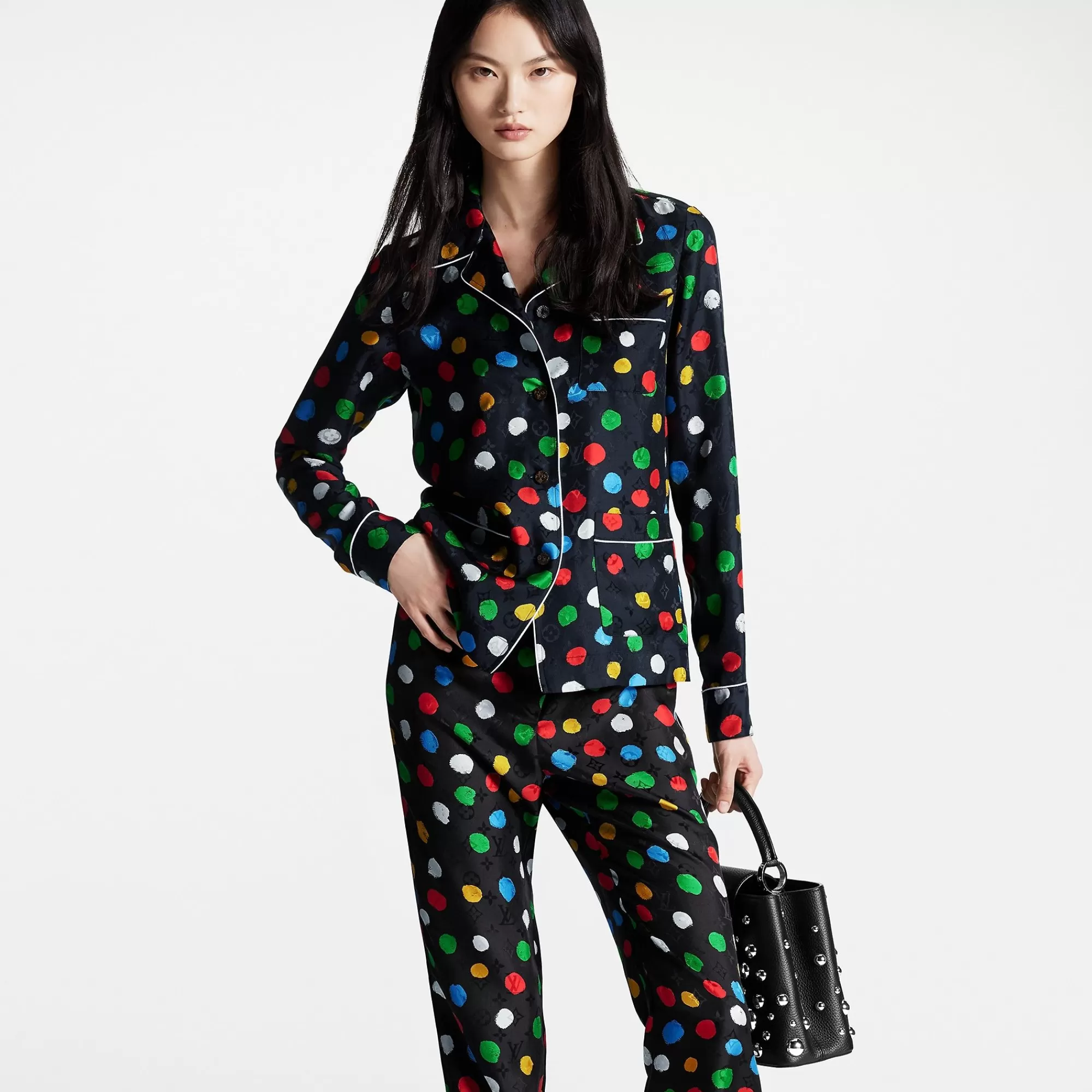 Flash Sale Louis Vuitton Lv X Yk Painted Dots Pajama Shirt