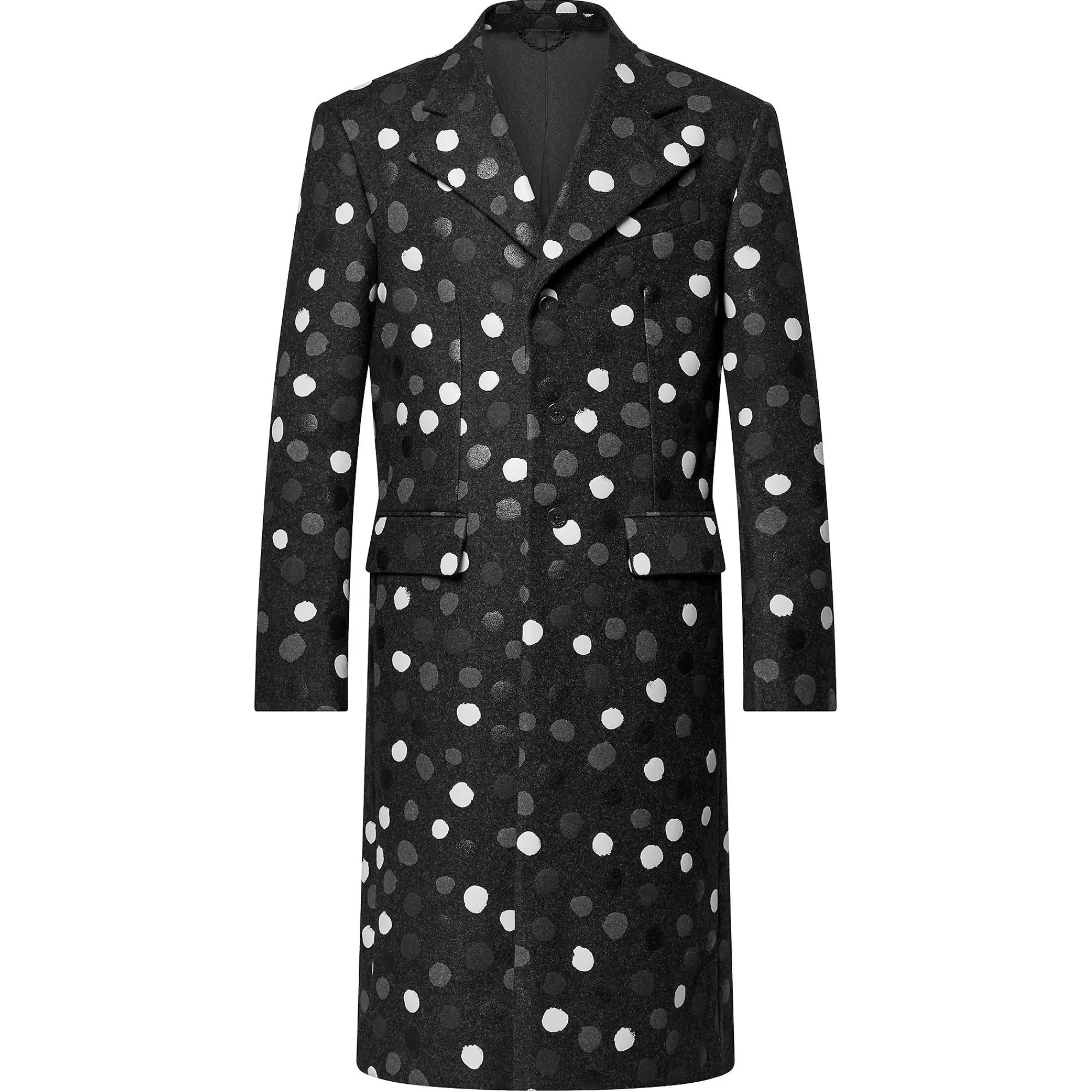 Cheap Louis Vuitton Lv X Yk Painted Dots Printed Coat