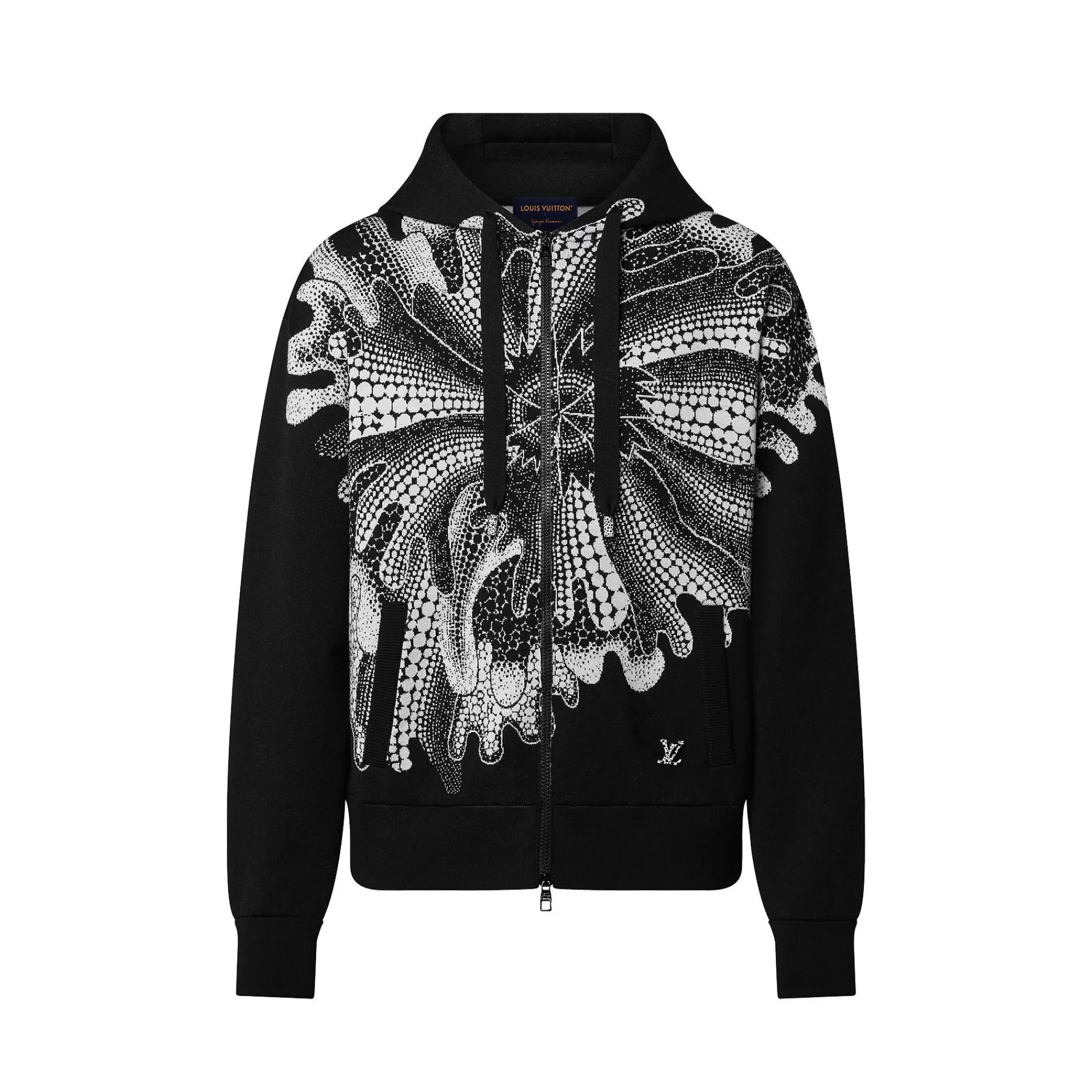 Best Sale Louis Vuitton Lv X Yk Psychedelic Flower Zipped Hoodie