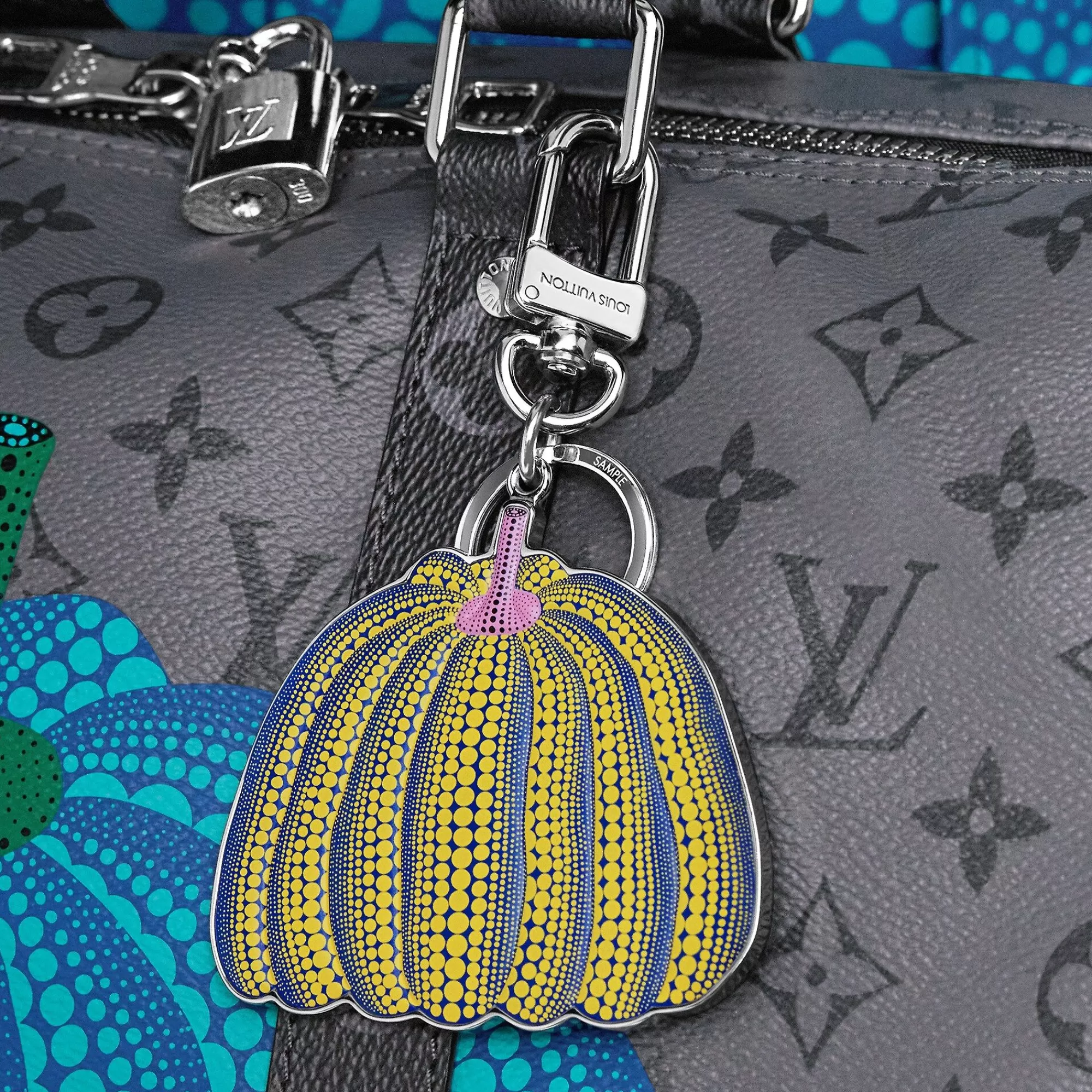 Sale Louis Vuitton Lv X Yk Pumpkin Key Holder & Bag Charm