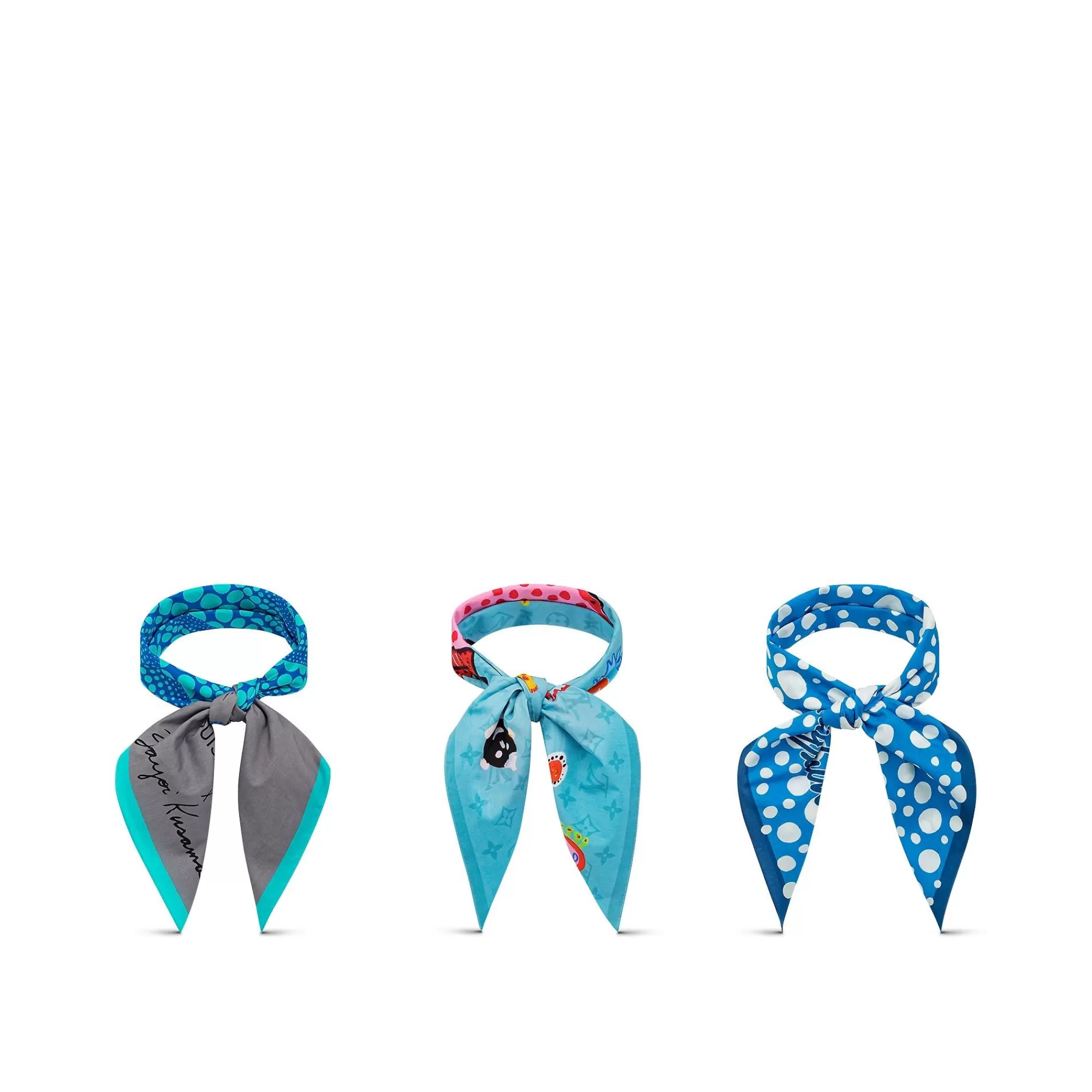 Cheap Louis Vuitton Lv X Yk Set Of Bandanas