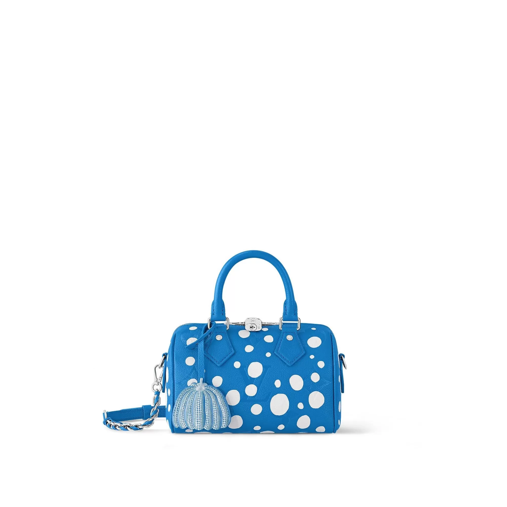 Discount Louis Vuitton Lv X Yk Speedy Bandouliere 20 Bleu Blanc