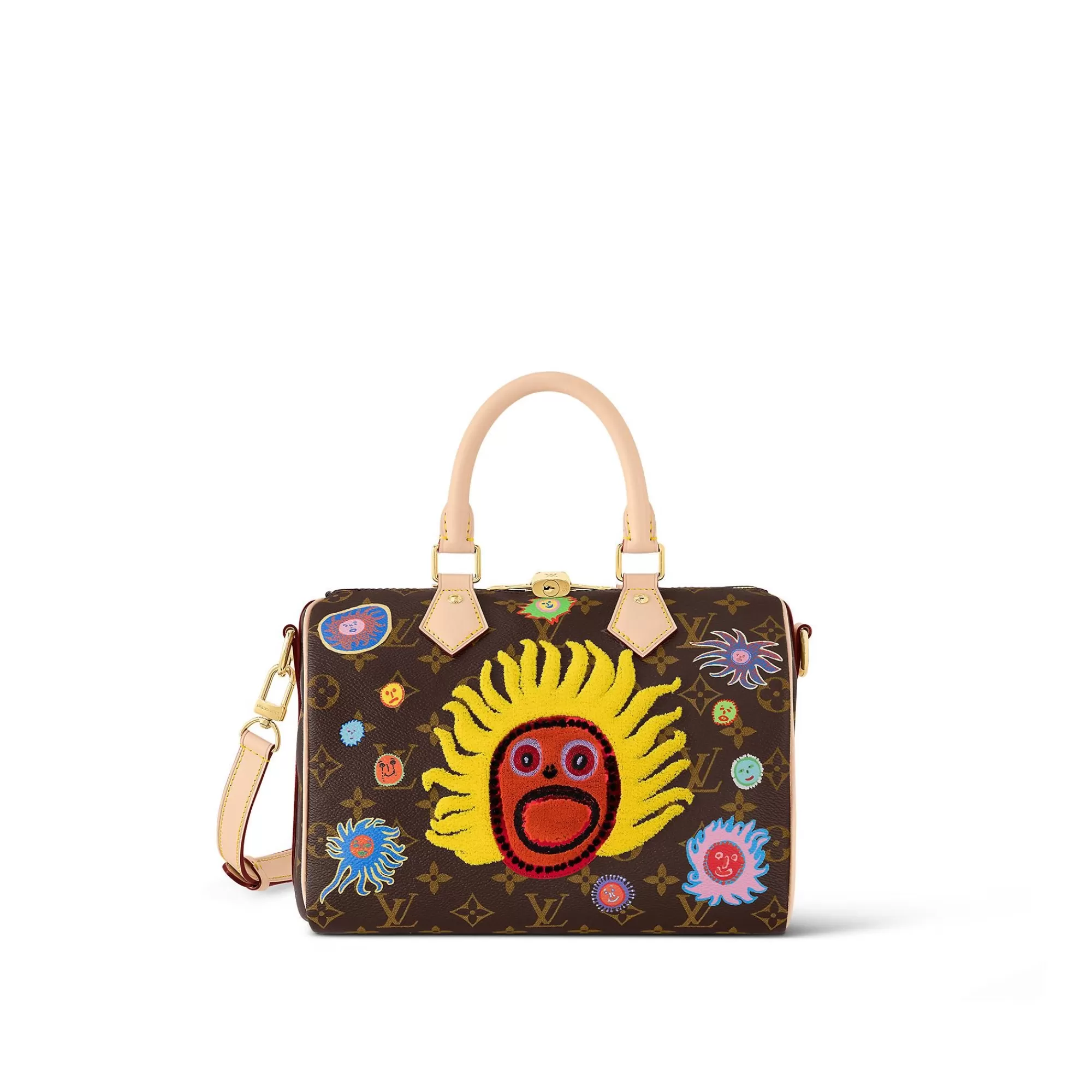Fashion Louis Vuitton Lv X Yk Speedy Bandouliere 25