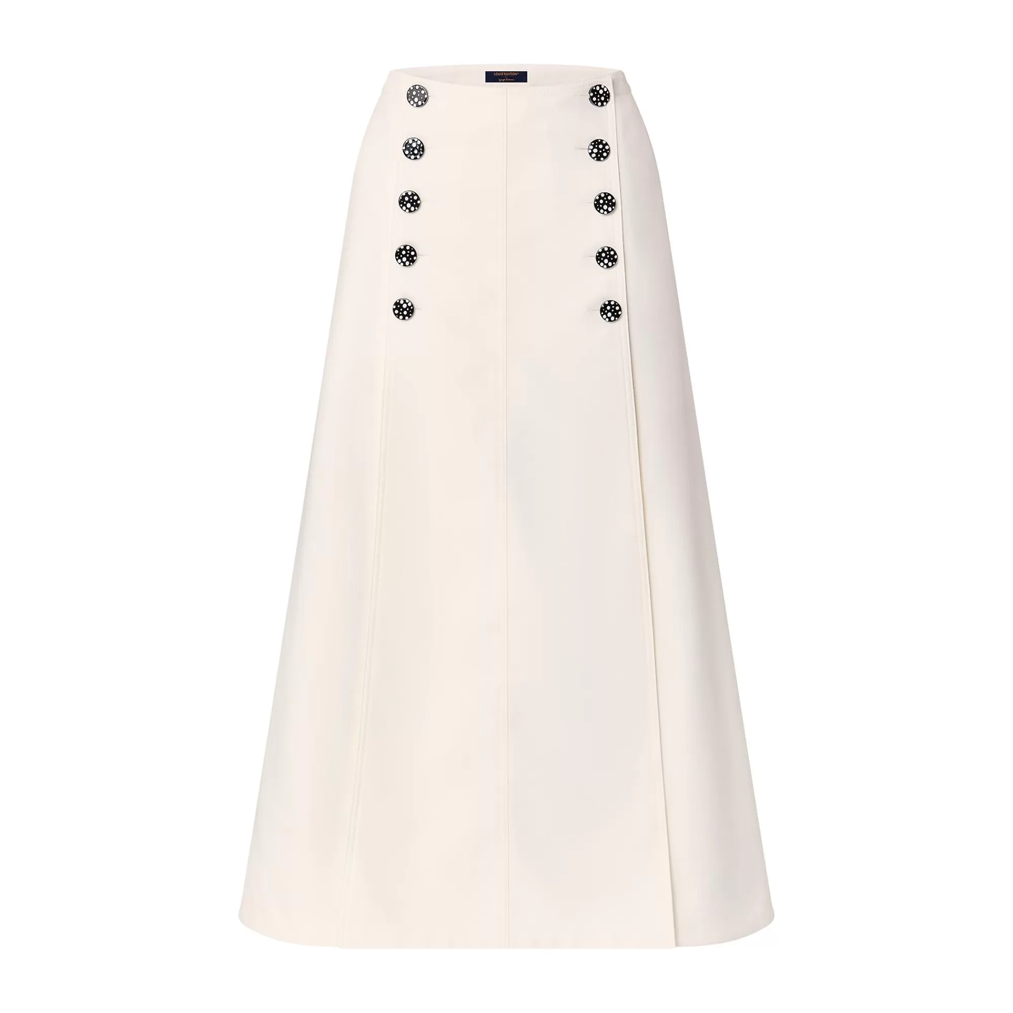 Fashion Louis Vuitton Lv X Yk Technical Gabardine Midi Skirt