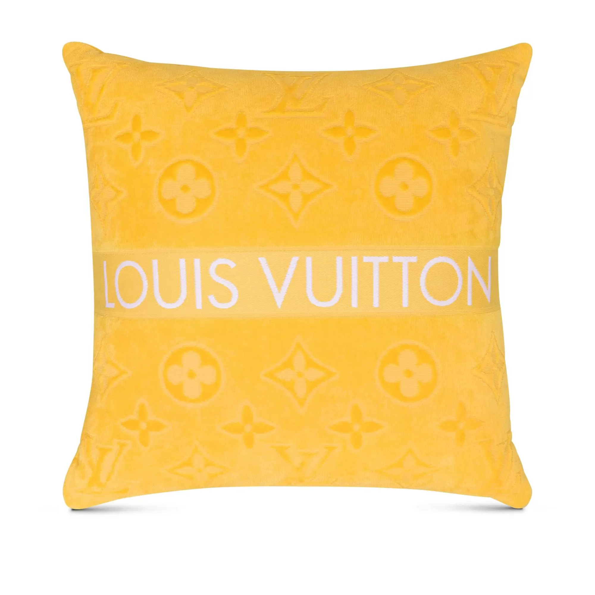 Shop Louis Vuitton Lvacation Beach Pillow Yellow