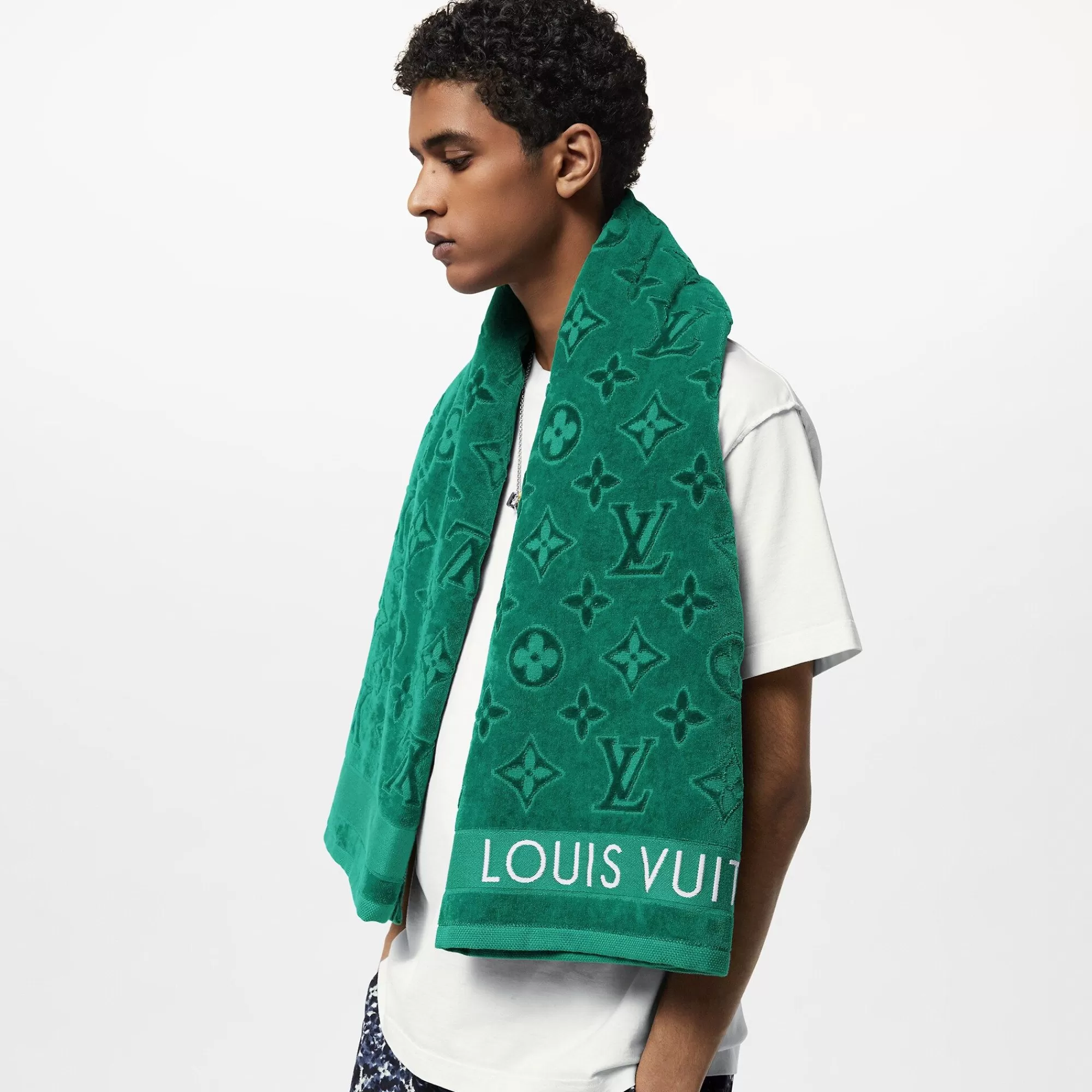 Best Louis Vuitton Lvacation Beach Towel Green