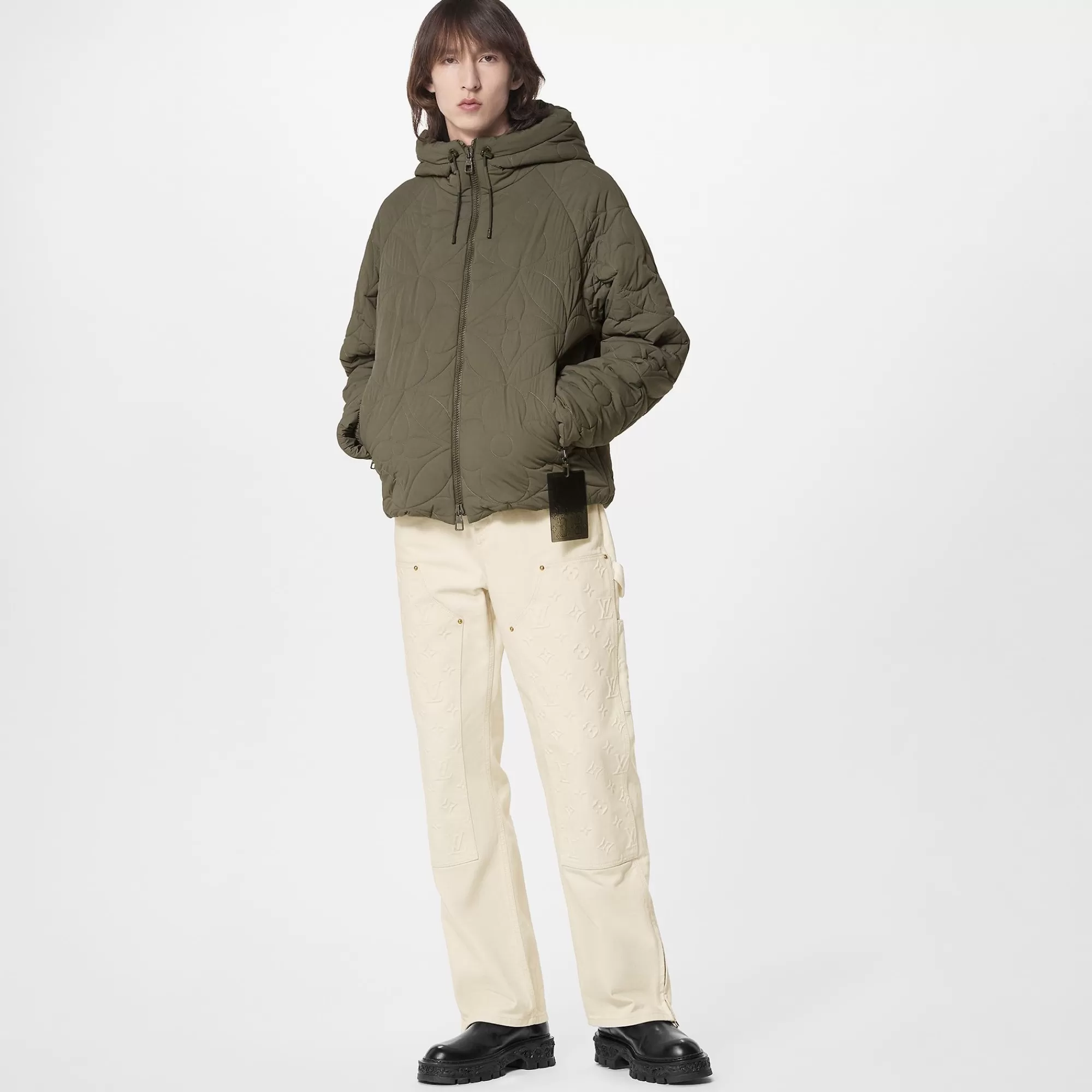 Best Louis Vuitton Lvse Flower Quilted Hoodie Jacket