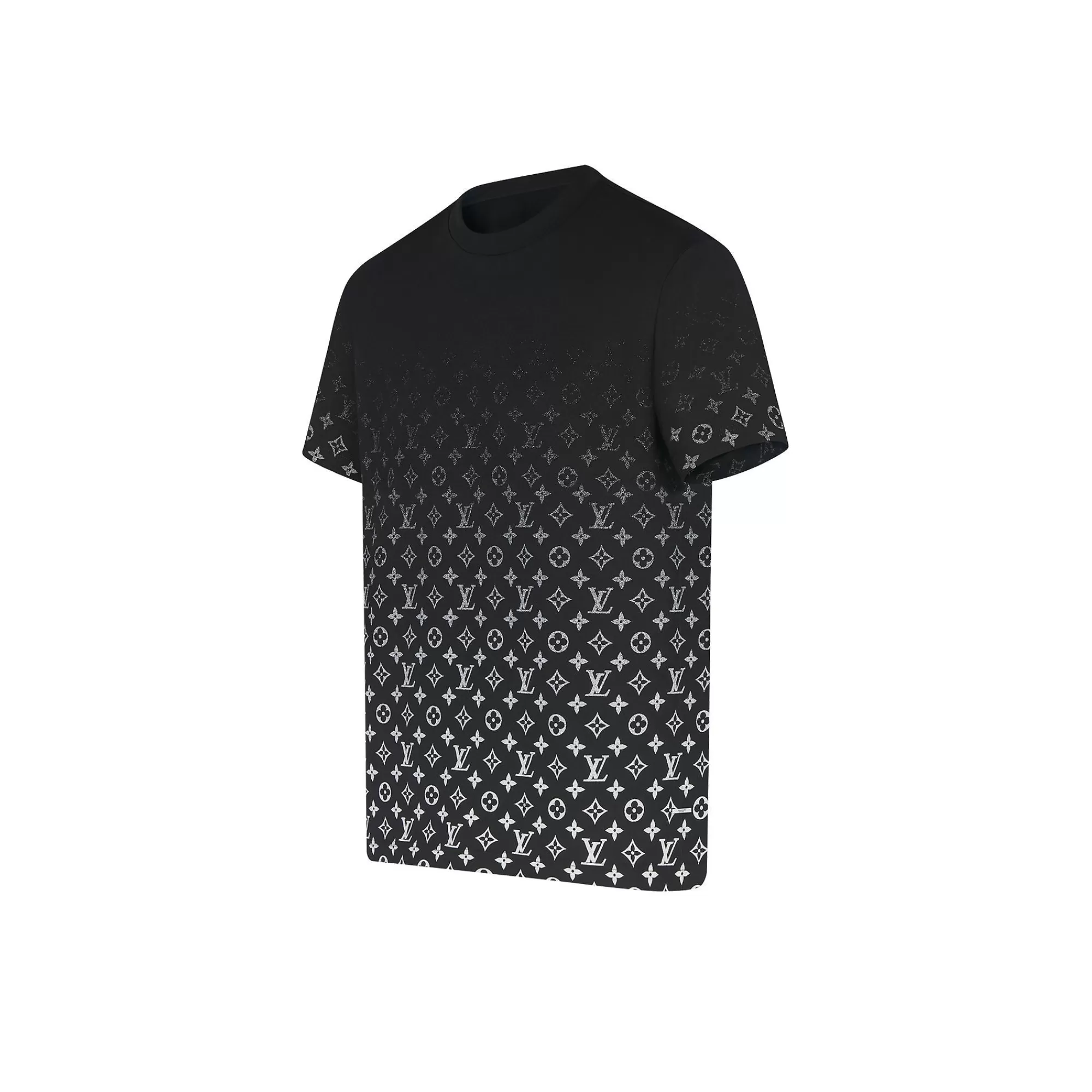 Best Sale Louis Vuitton Lvse Monogram Gradient T-Shirt Noir Blanc