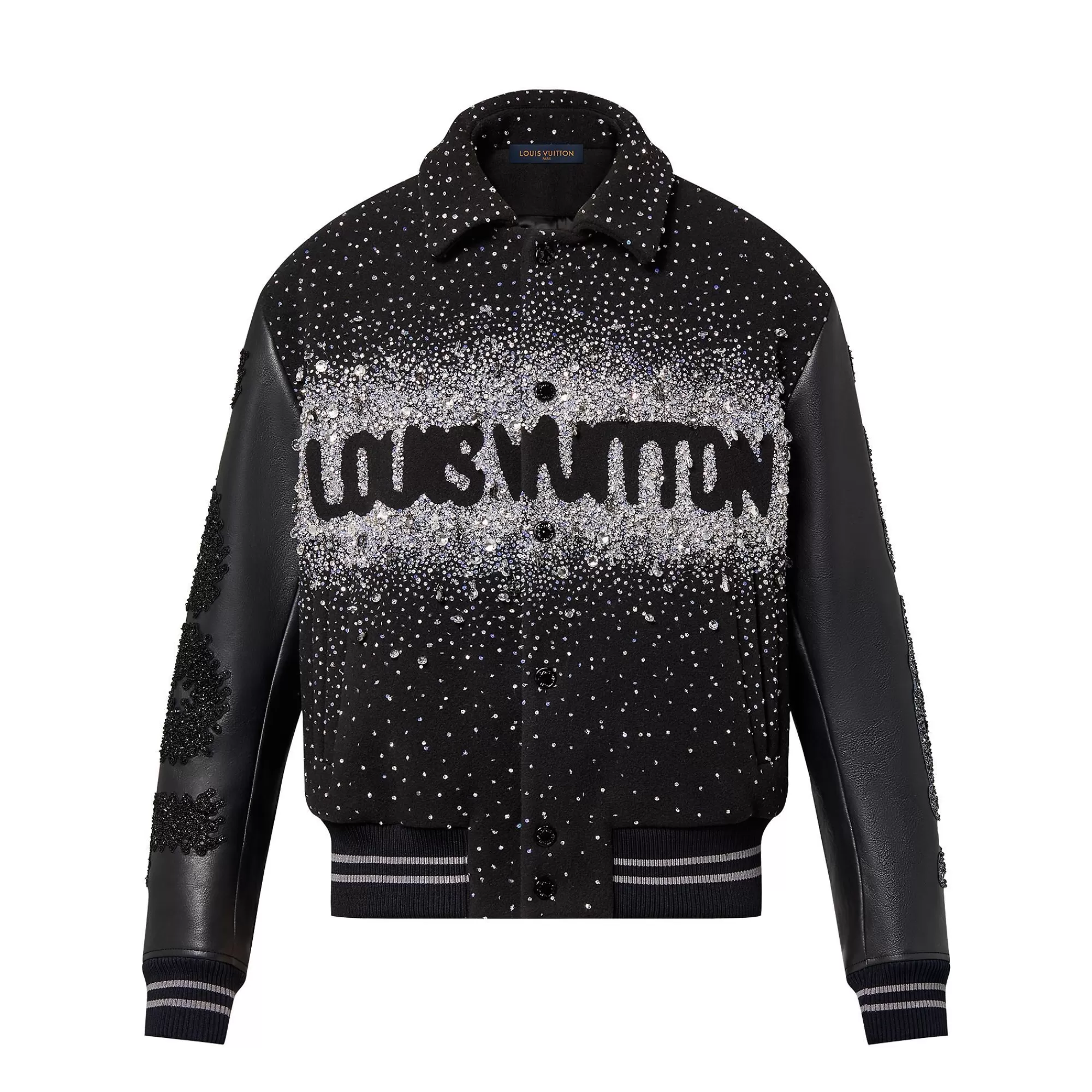 Cheap Louis Vuitton Made To Order Embroidered Varsity Blouson