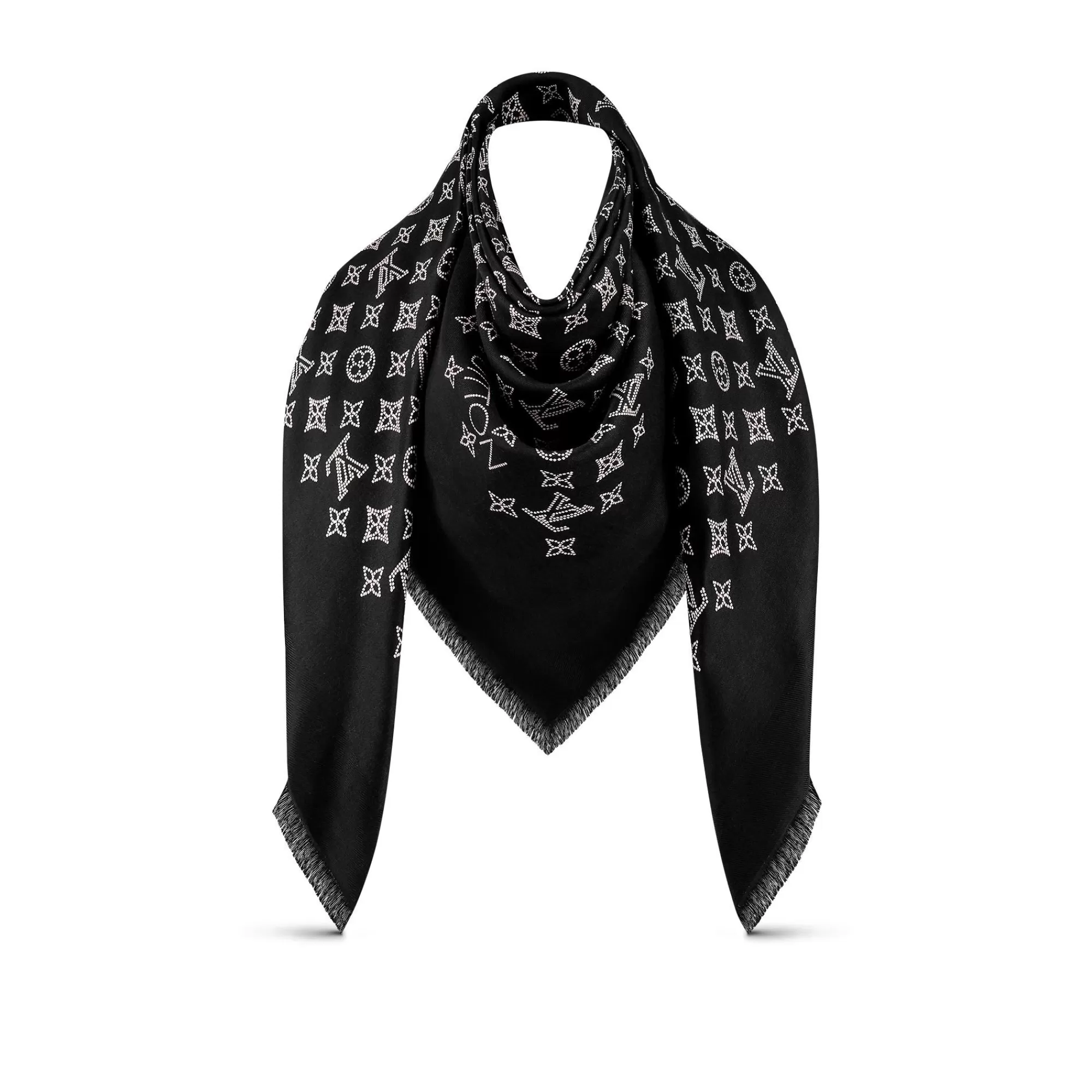 New Louis Vuitton Mahina Flight Mode Printed Shawl